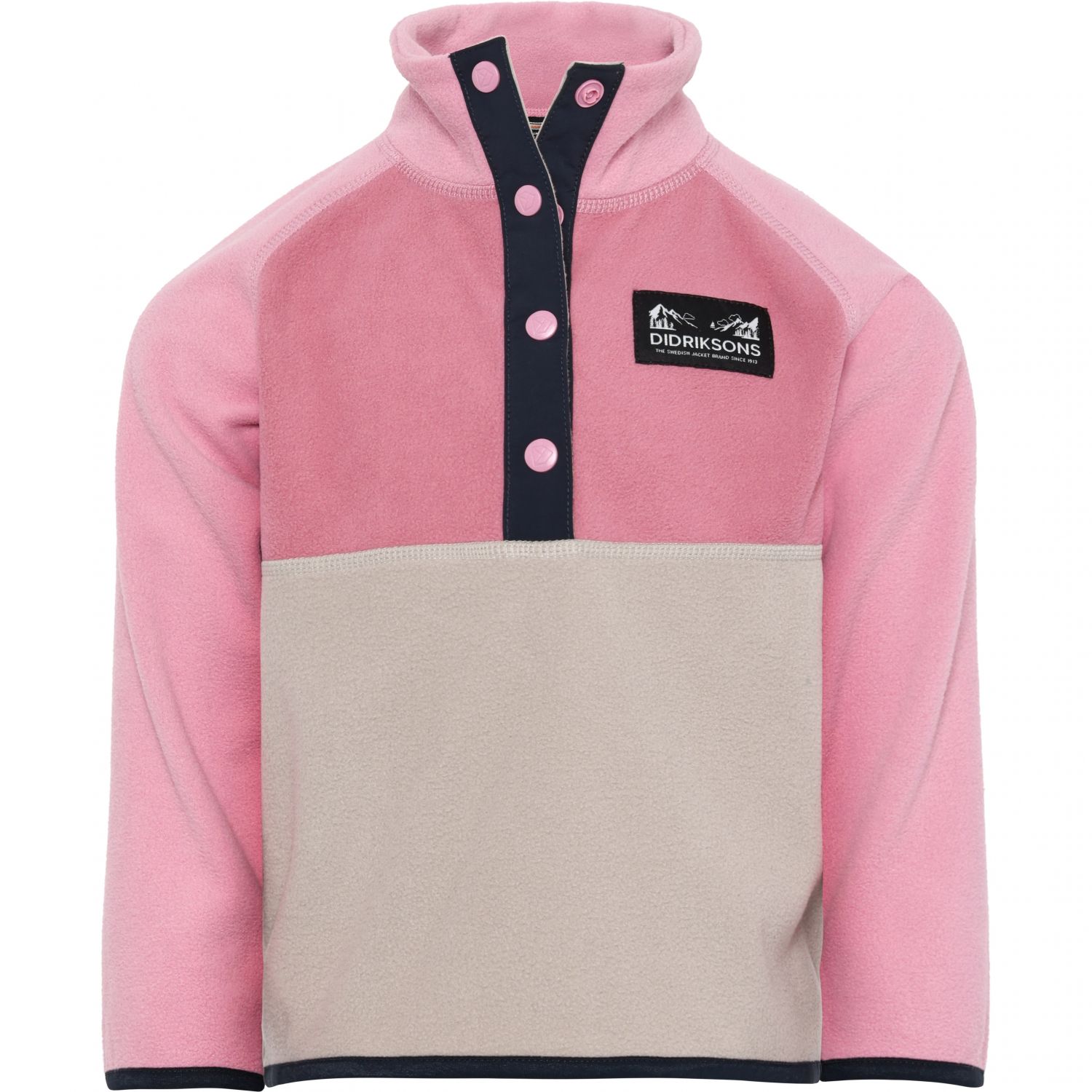 Didriksons Monte, Fleecetrøye, Junior, Heather Pink