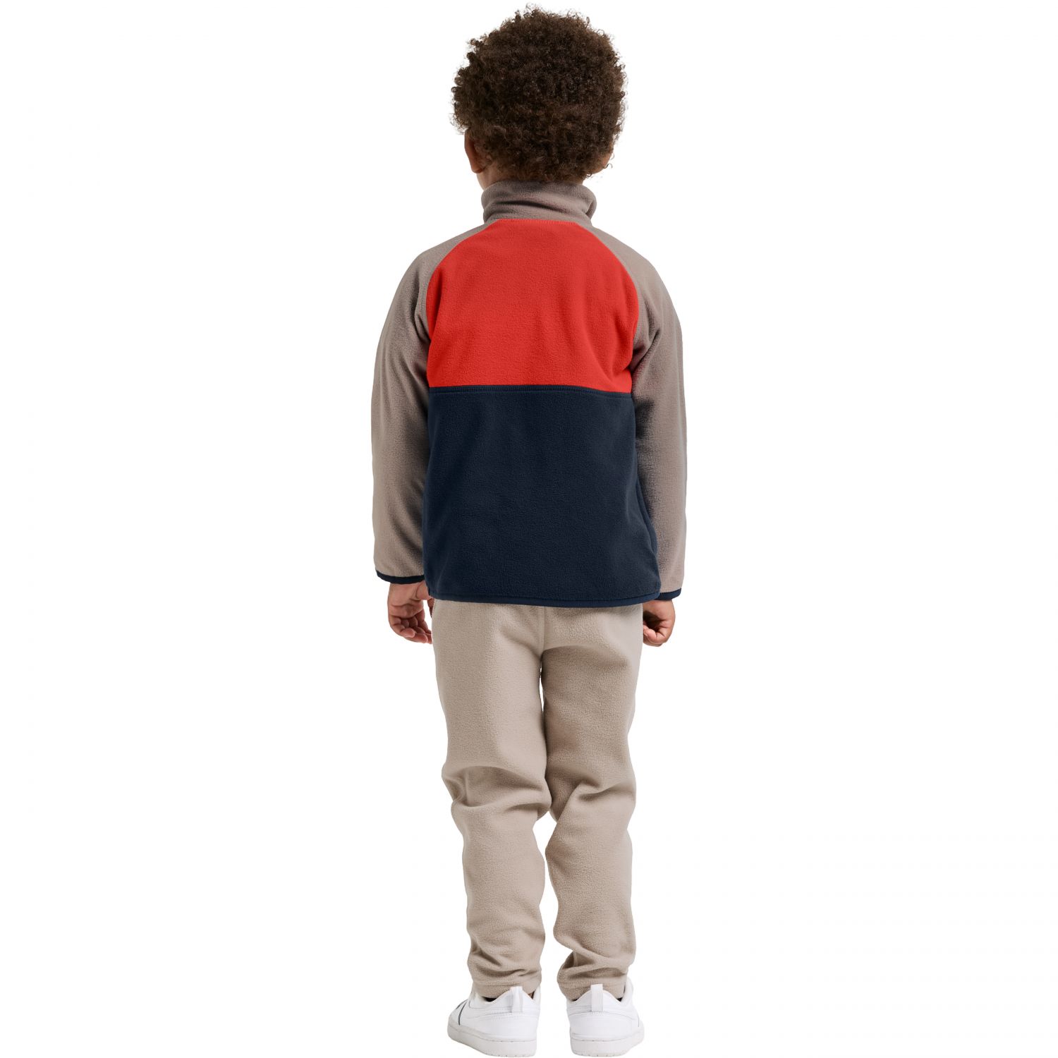 Didriksons Monte, fleecetrui, junior, oranje