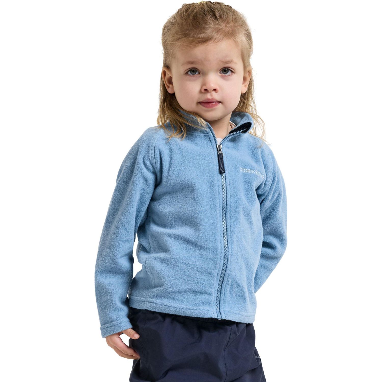 Didriksons Monte FZ 10, chaqueta polar, niños, azul
