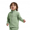 Didriksons Monte FZ 10, jaqueta de fleece, crianças, verde