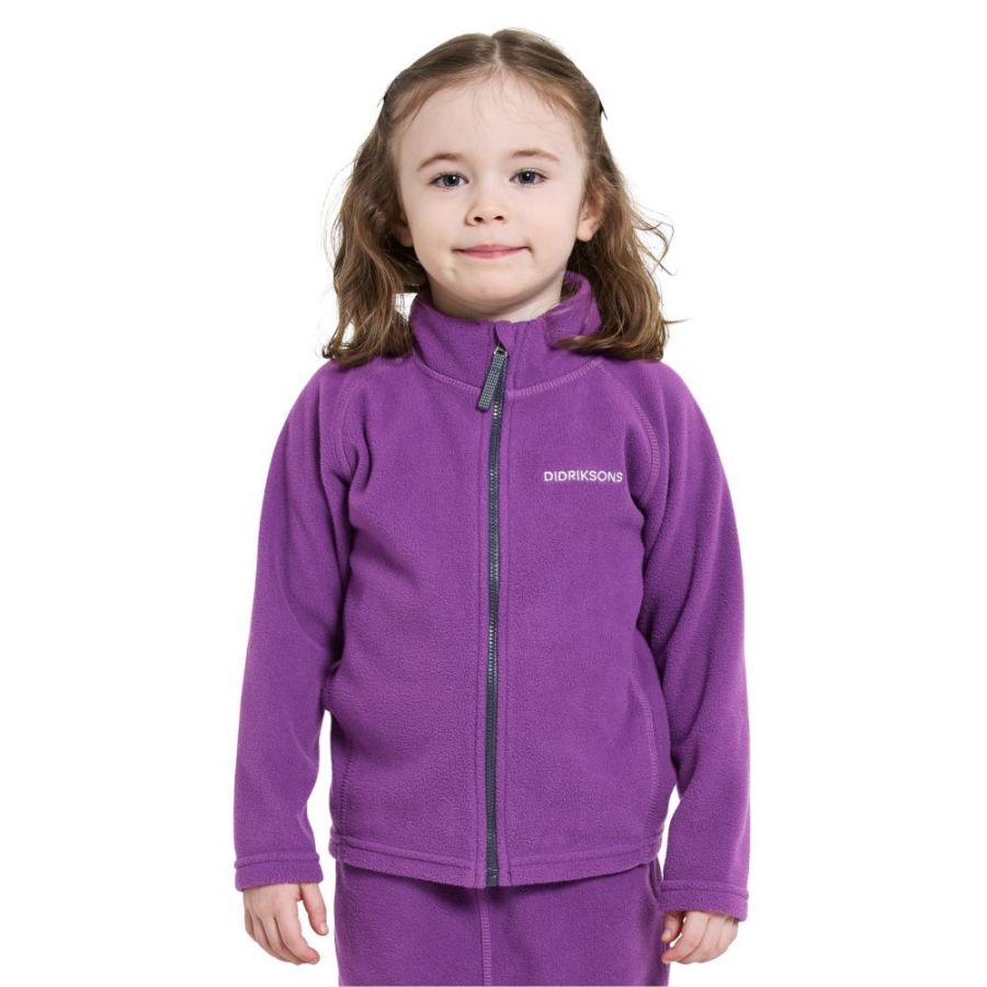 Didriksons Monte, giacca in pile, junior, viola