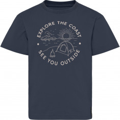 Didriksons Mynta, t-shirt, júnior, azul marinho