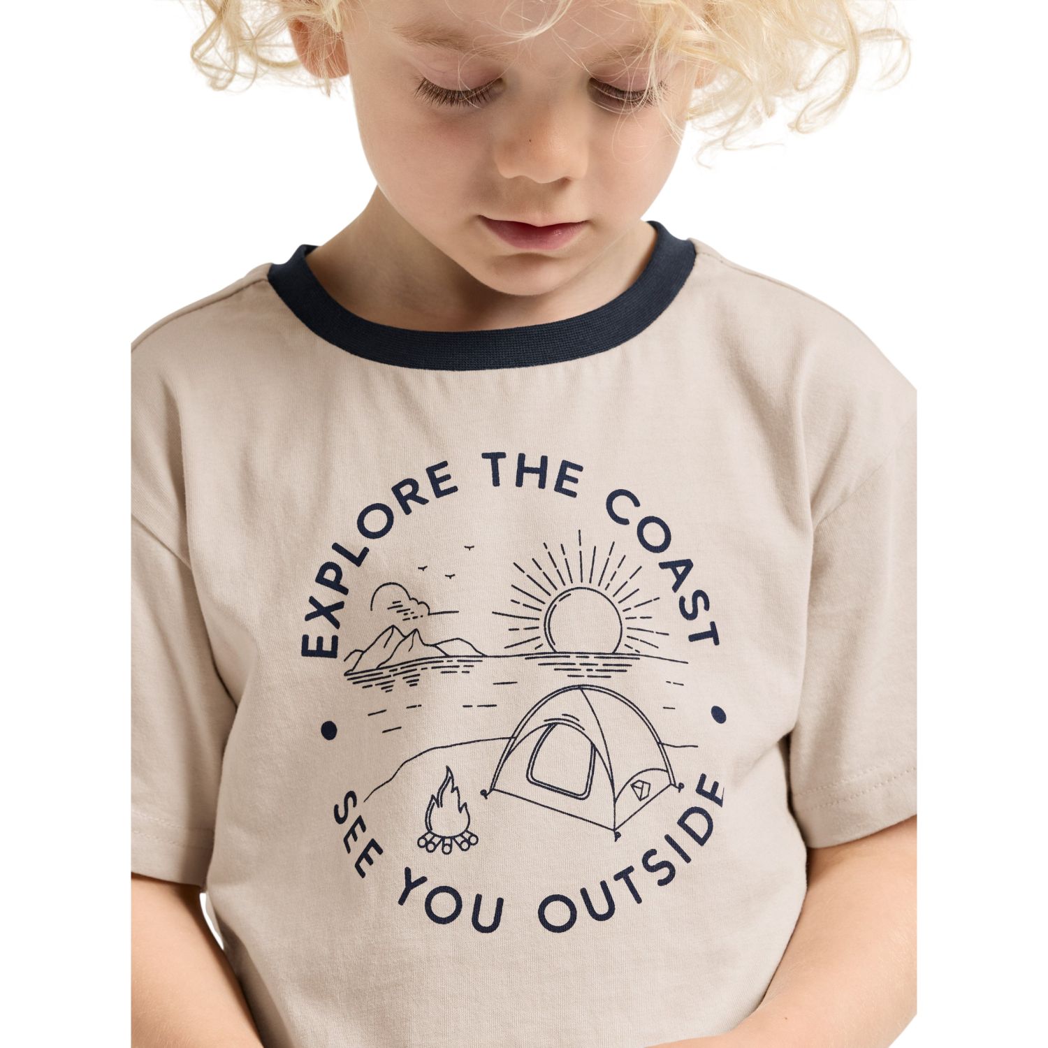 Didriksons Mynta, T-shirt, Junior, Beige