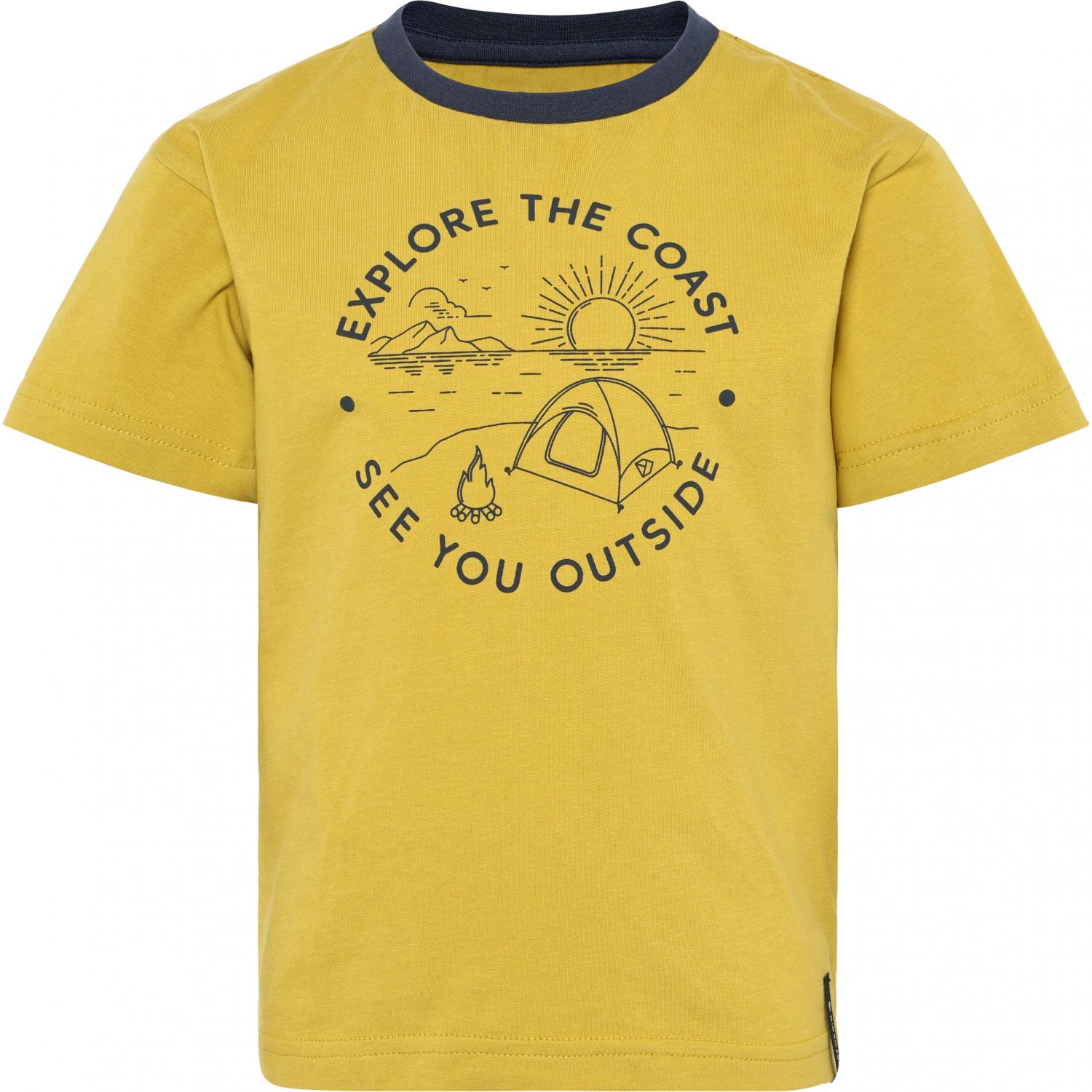 Didriksons Mynta, T-shirt, Junior, Gul