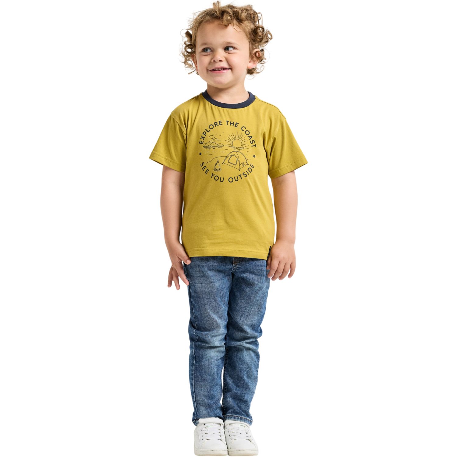 Didriksons Mynta, T-shirt, Junior, Gul
