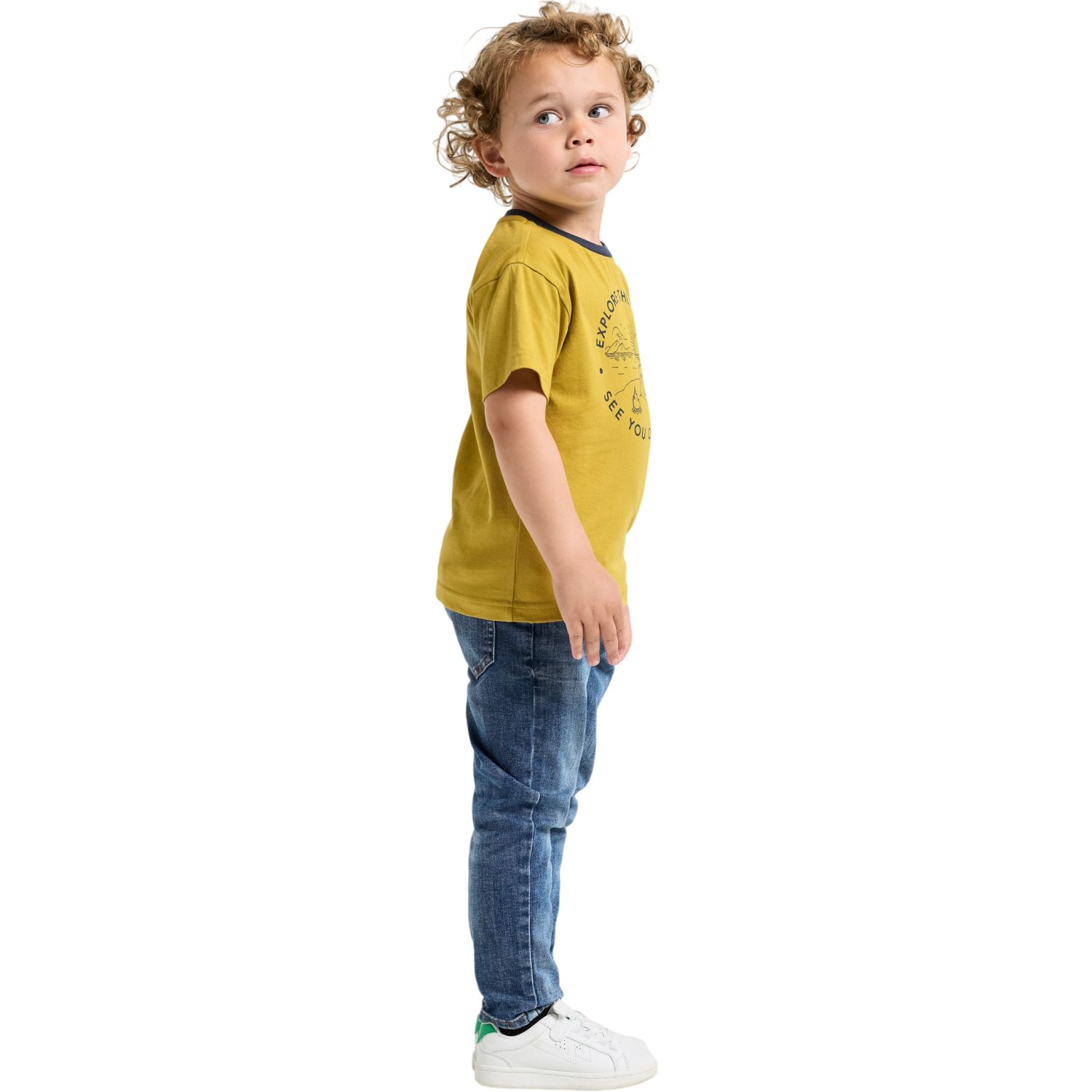 Didriksons Mynta, T-shirt, Junior, Gul