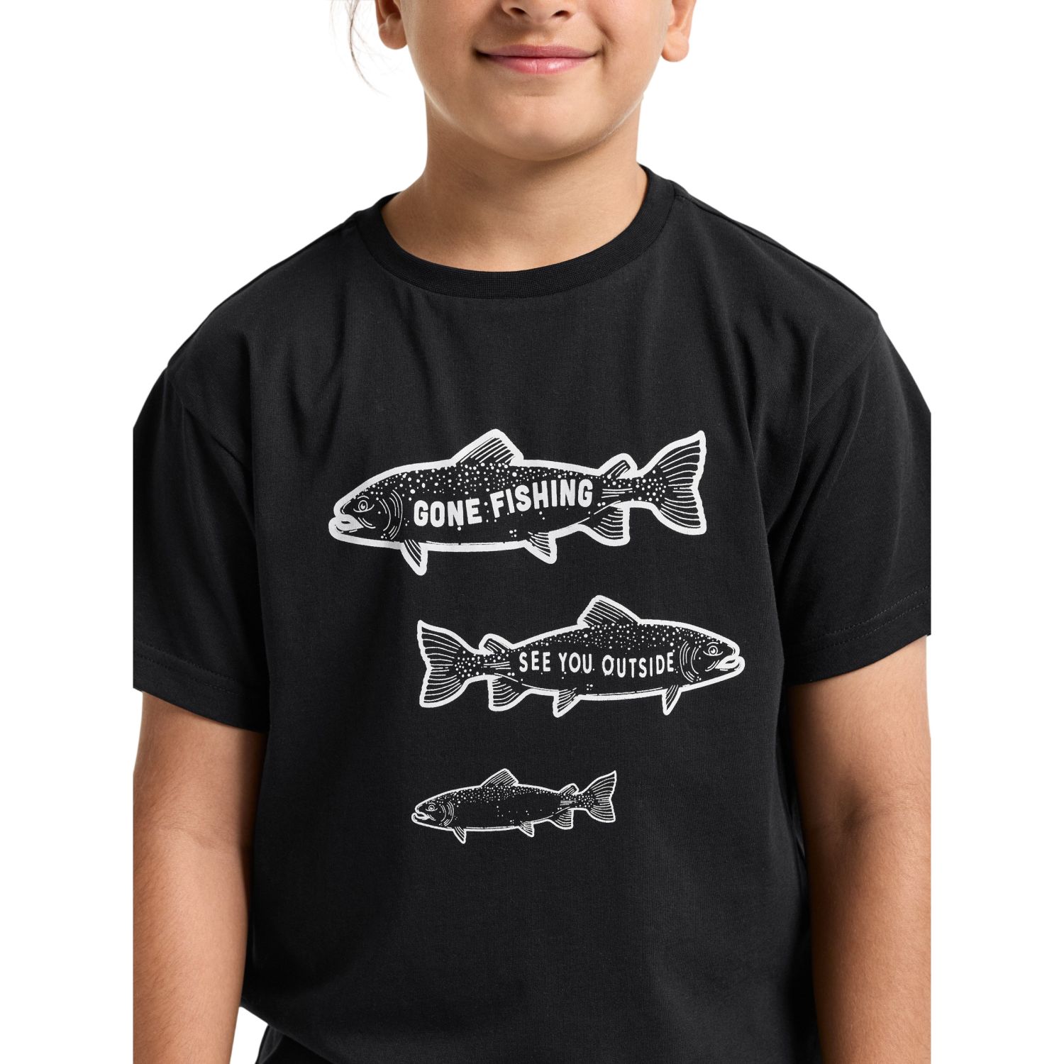 Didriksons Mynta, T-skjorte, Junior, Black