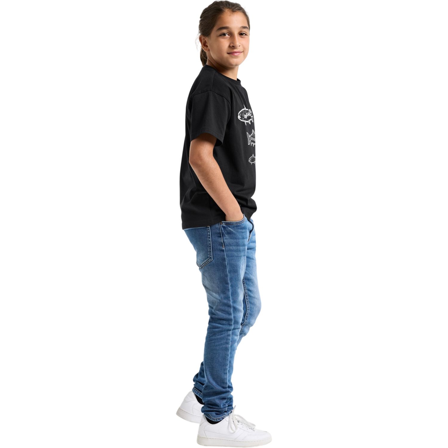 Didriksons Mynta, T-skjorte, Junior, Black