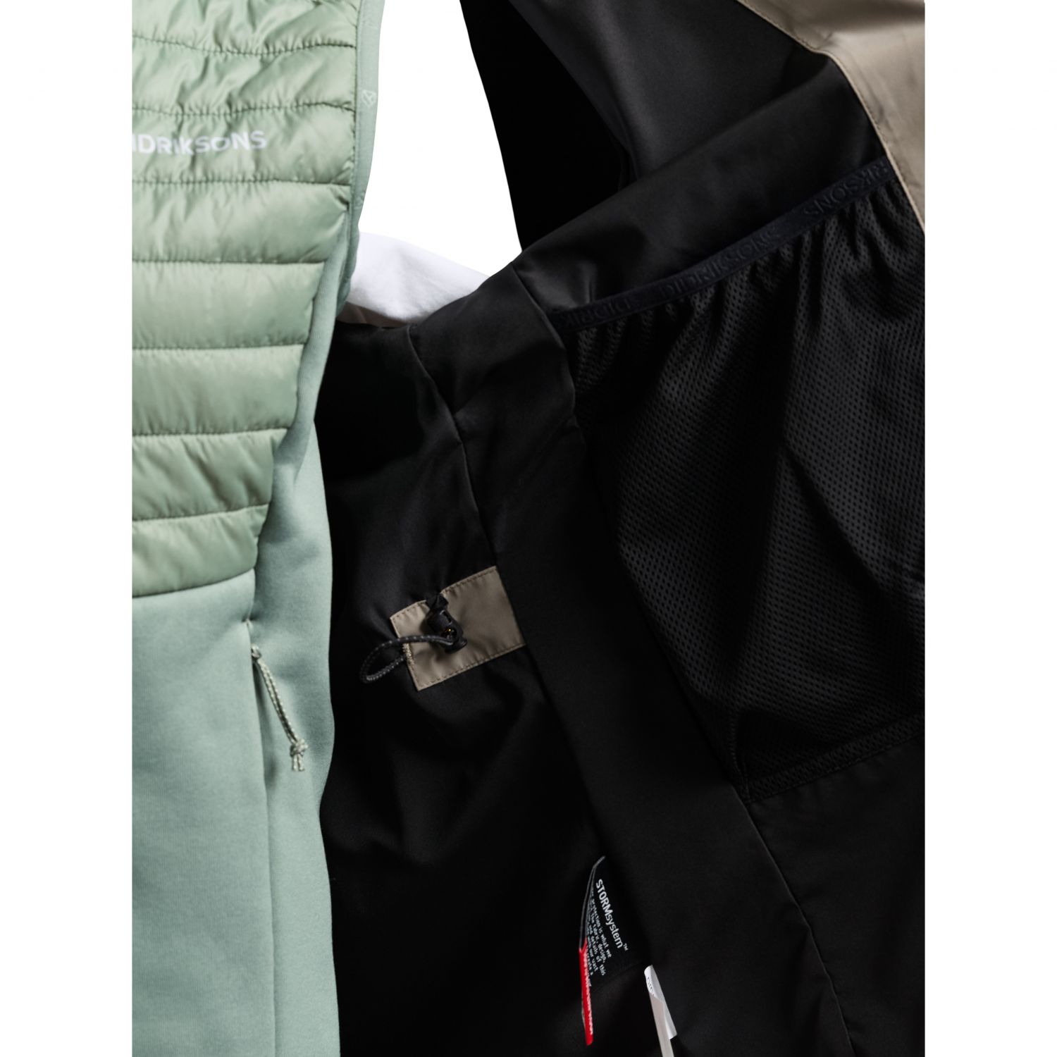 Didriksons Nadja, abrigo impermeable, mujer, ash brown