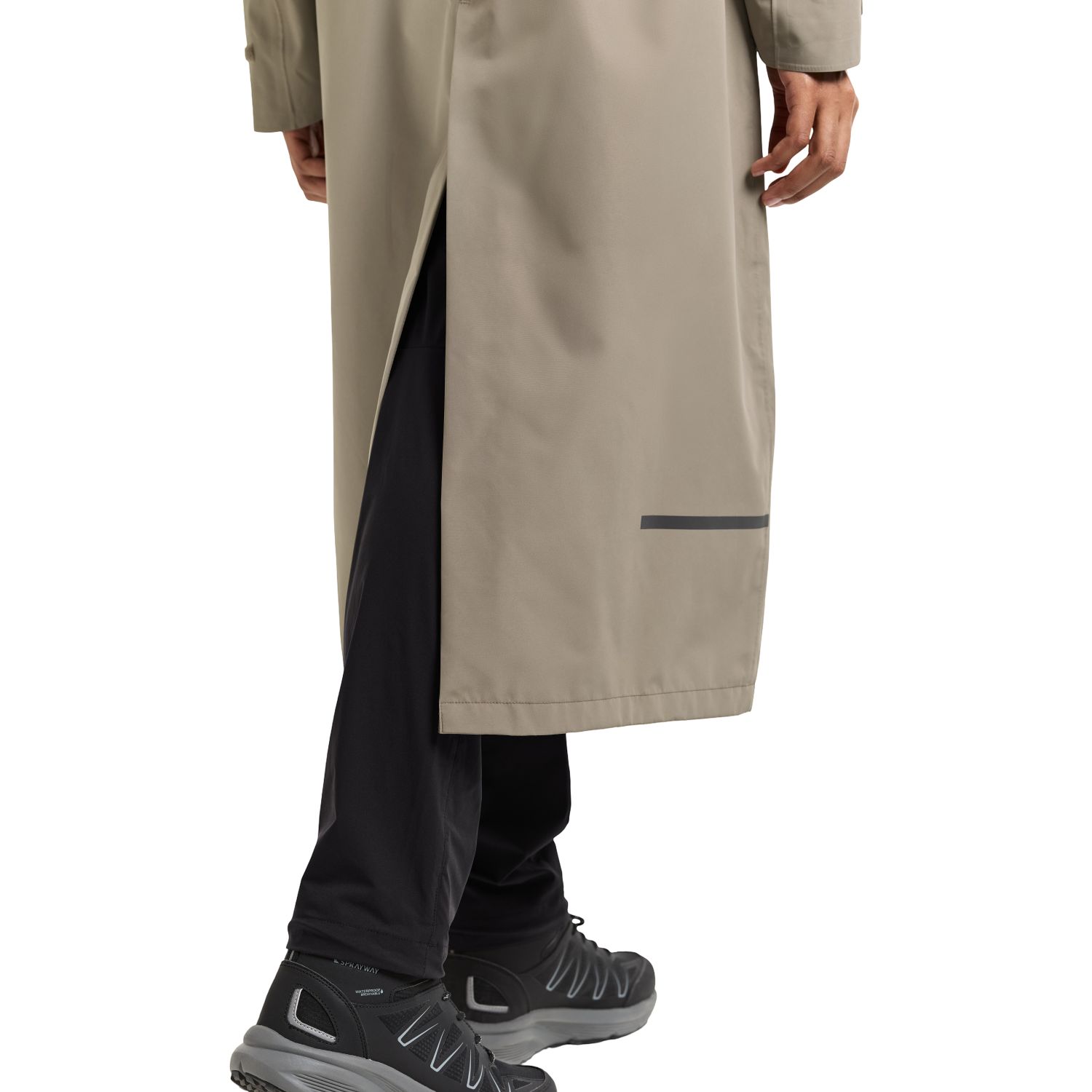 Didriksons Nadja, abrigo impermeable, mujer, ash brown