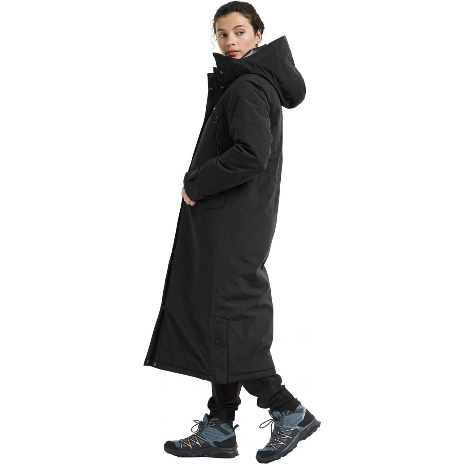 Didriksons Neja long, parka, dame, sort