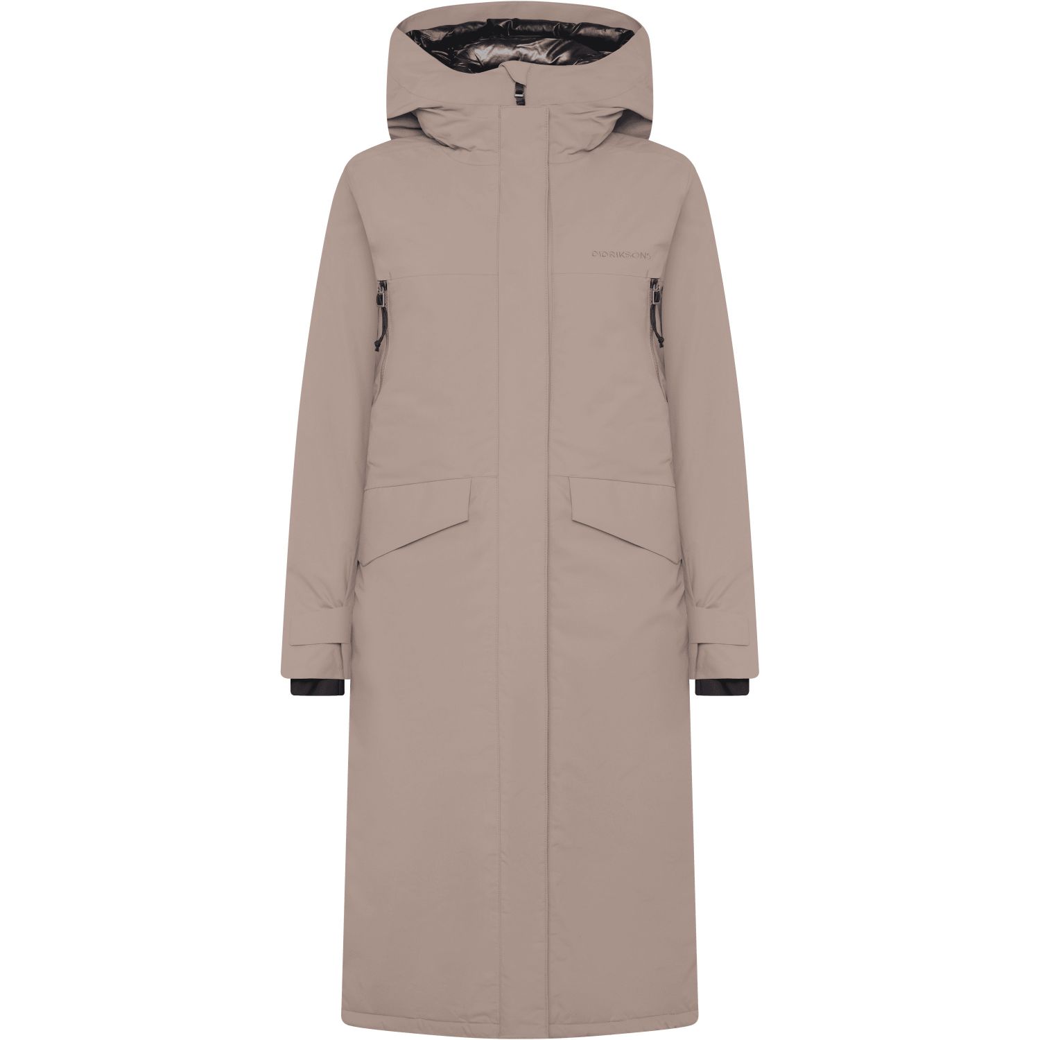 Didriksons Neja Long, parka, dames, ash brown