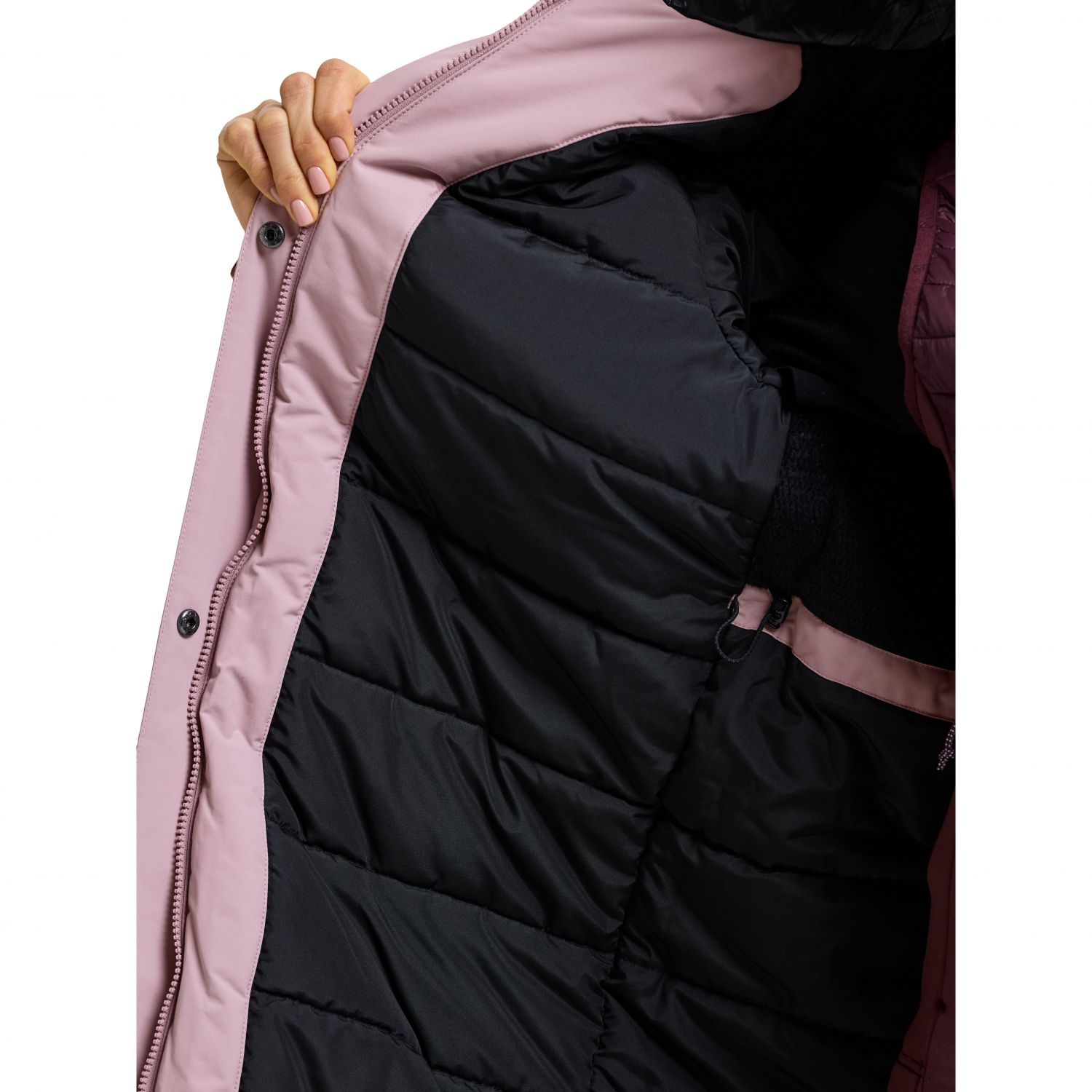 Didriksons Neja long, parka, dames, lilac haze