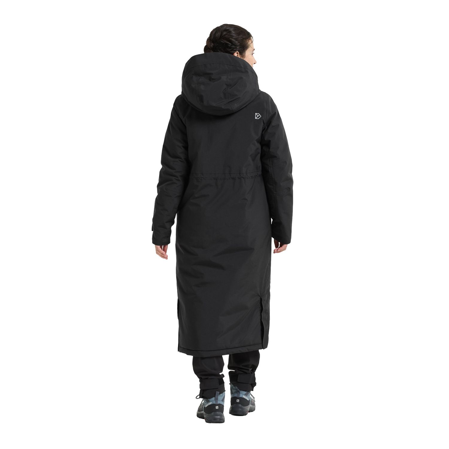 Didriksons Neja long, parka, dames, zwart