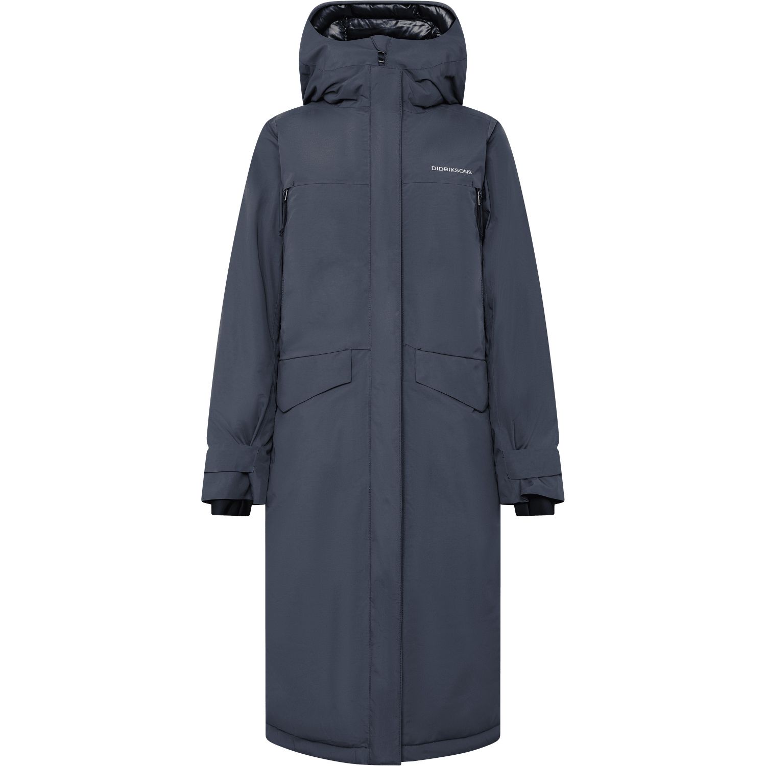 Didriksons Neja long, parka, donna, blu