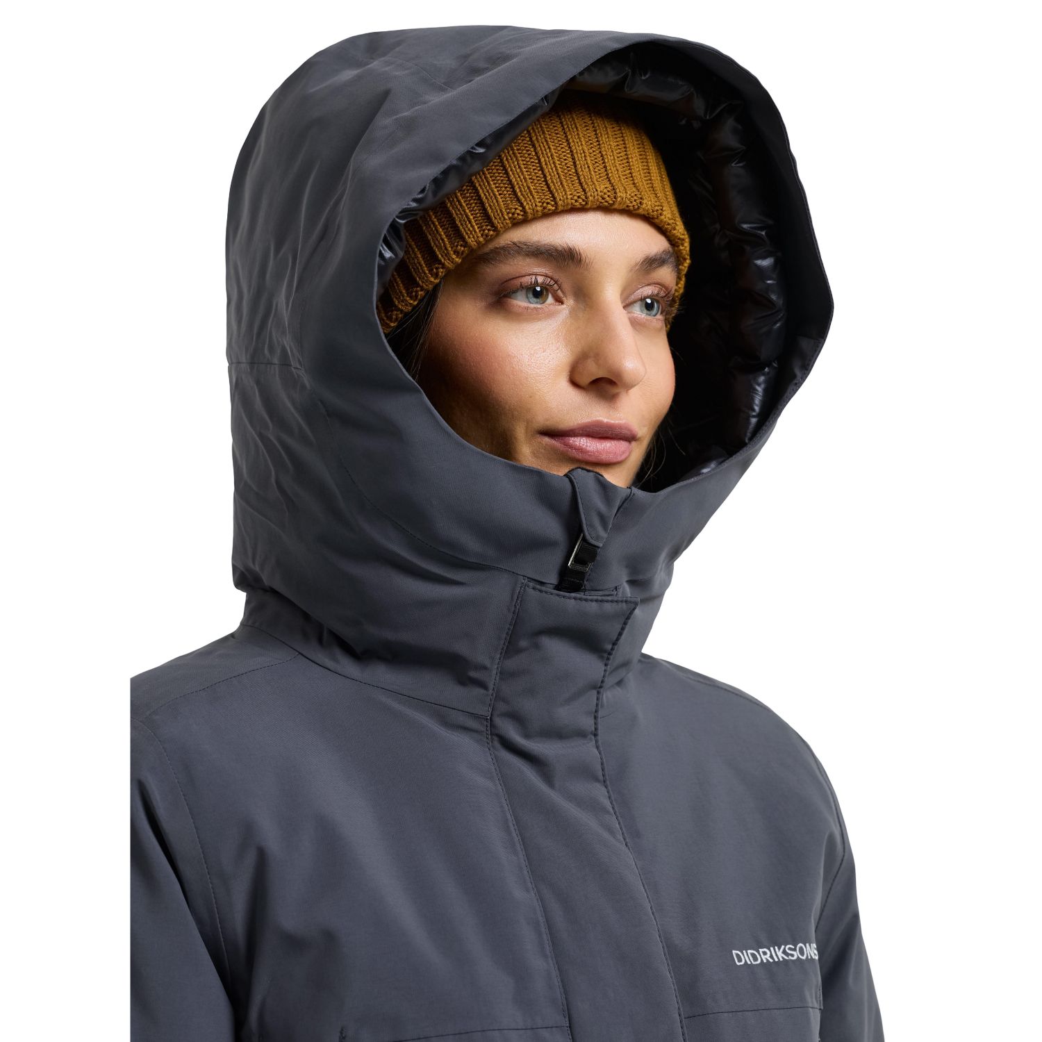 Didriksons Neja long, parka, donna, blu