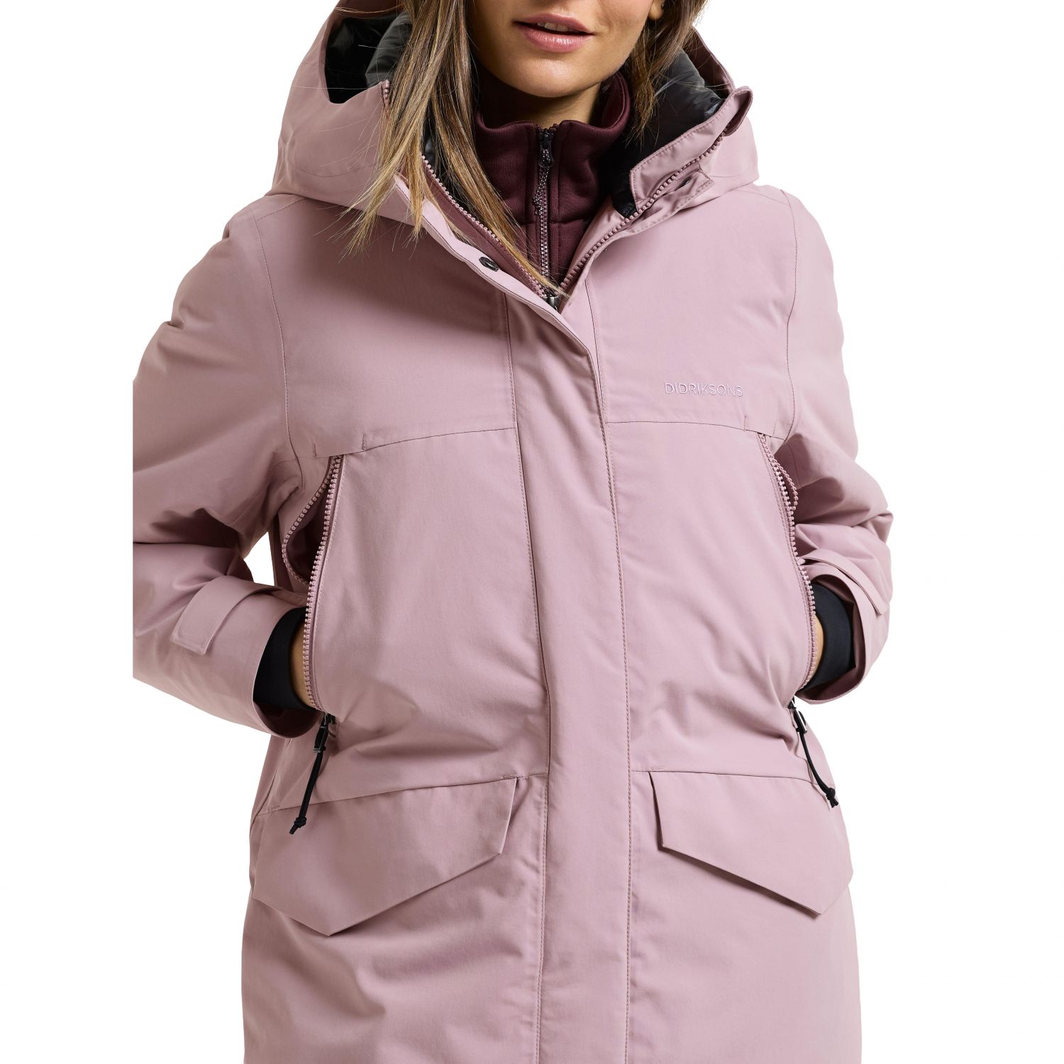 Didriksons Neja long, parka, donna, lilac haze