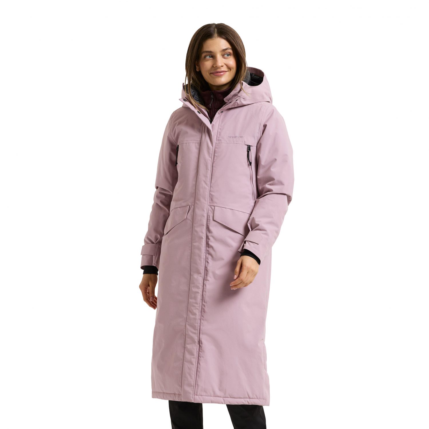 Didriksons Neja long, parka, donna, lilac haze