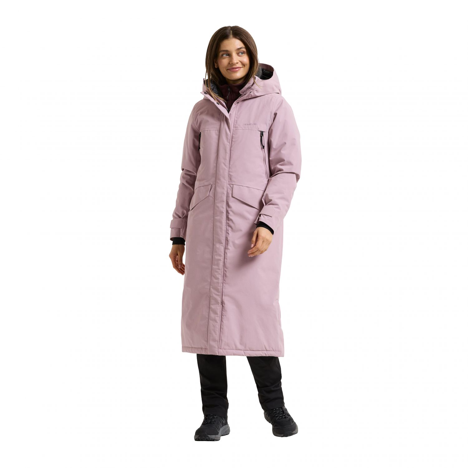 Didriksons Neja long, parka, donna, lilac haze