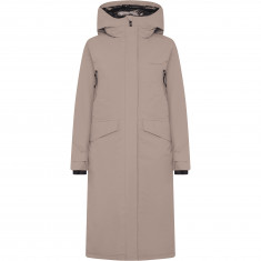 Didriksons Neja Long, parka, femme, brun cendré
