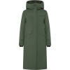 Didriksons Neja Long, parka, nainen, tummanvihreä