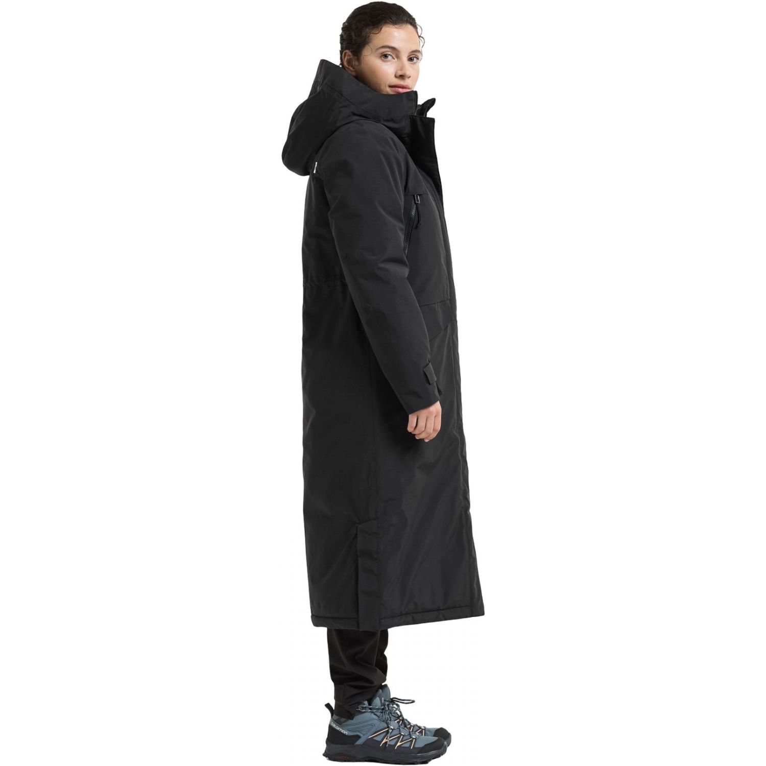 Didriksons Neja Long, Parkas, Dam, Svart