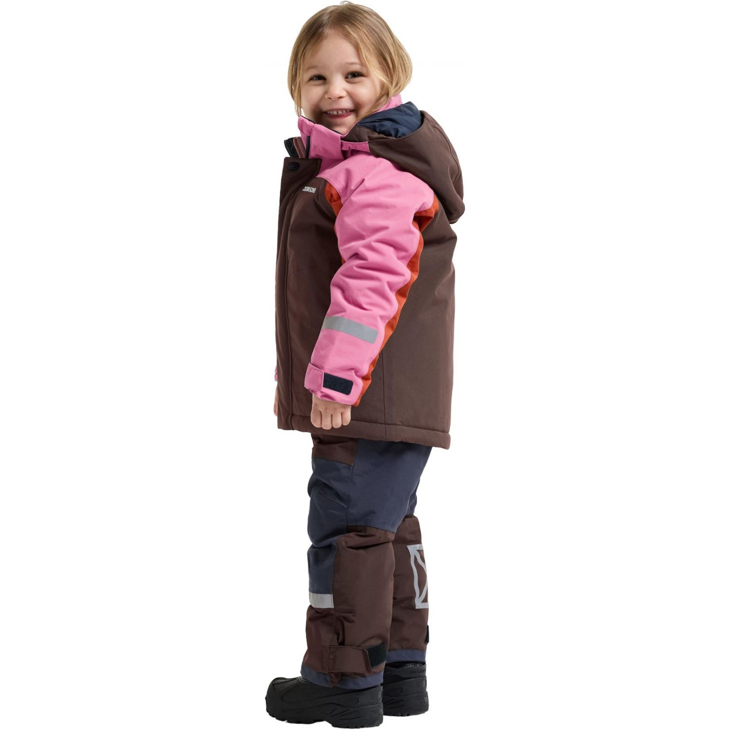 Didriksons Neptun 5, chaqueta de esquí, junior, shadow brown