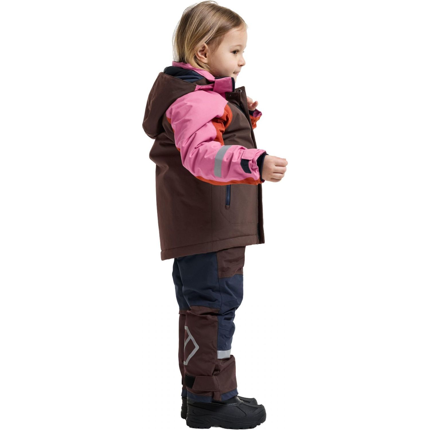 Didriksons Neptun 5, giacca da sci, junior, shadow brown