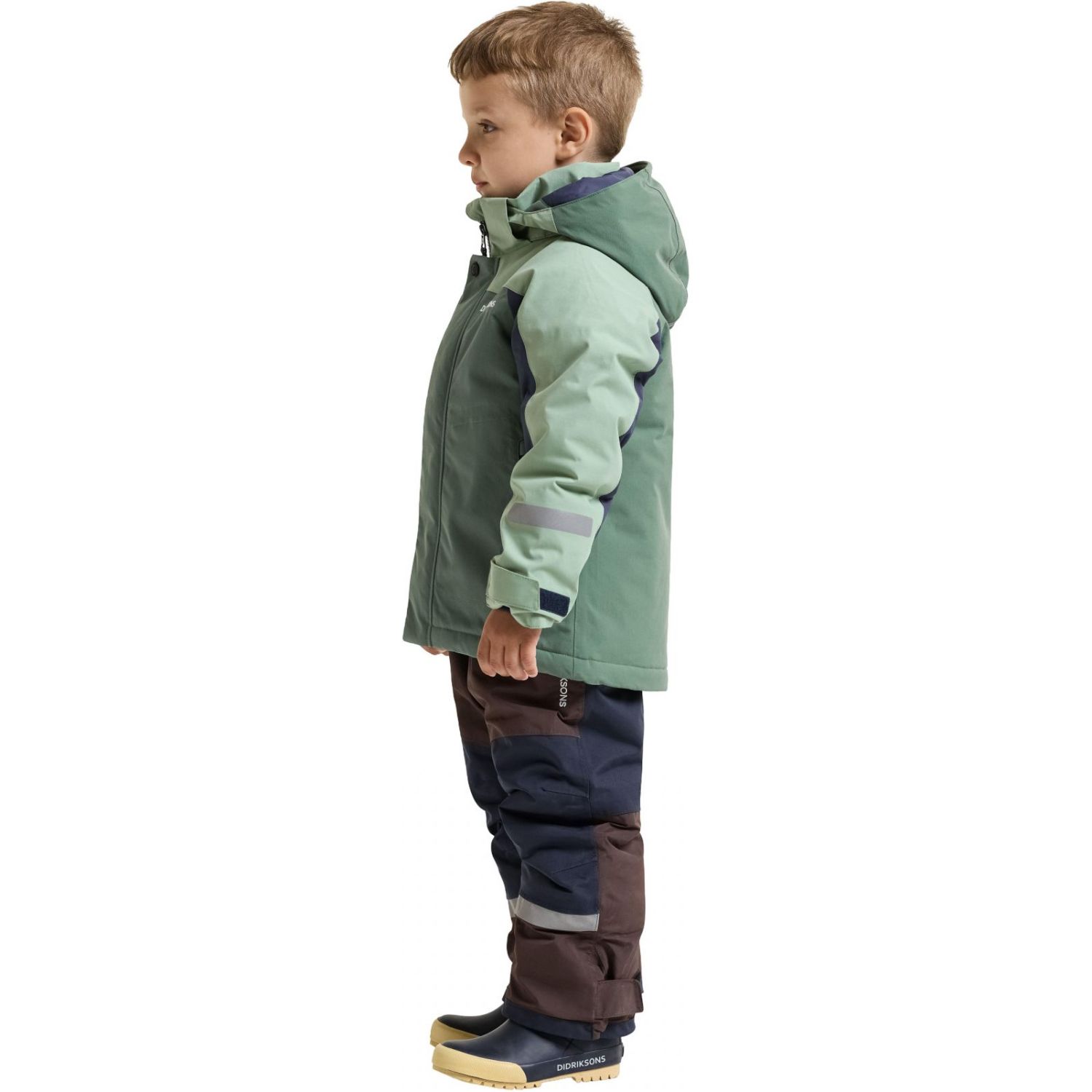 Didriksons Neptun 5, Skijacke, Junior, grün