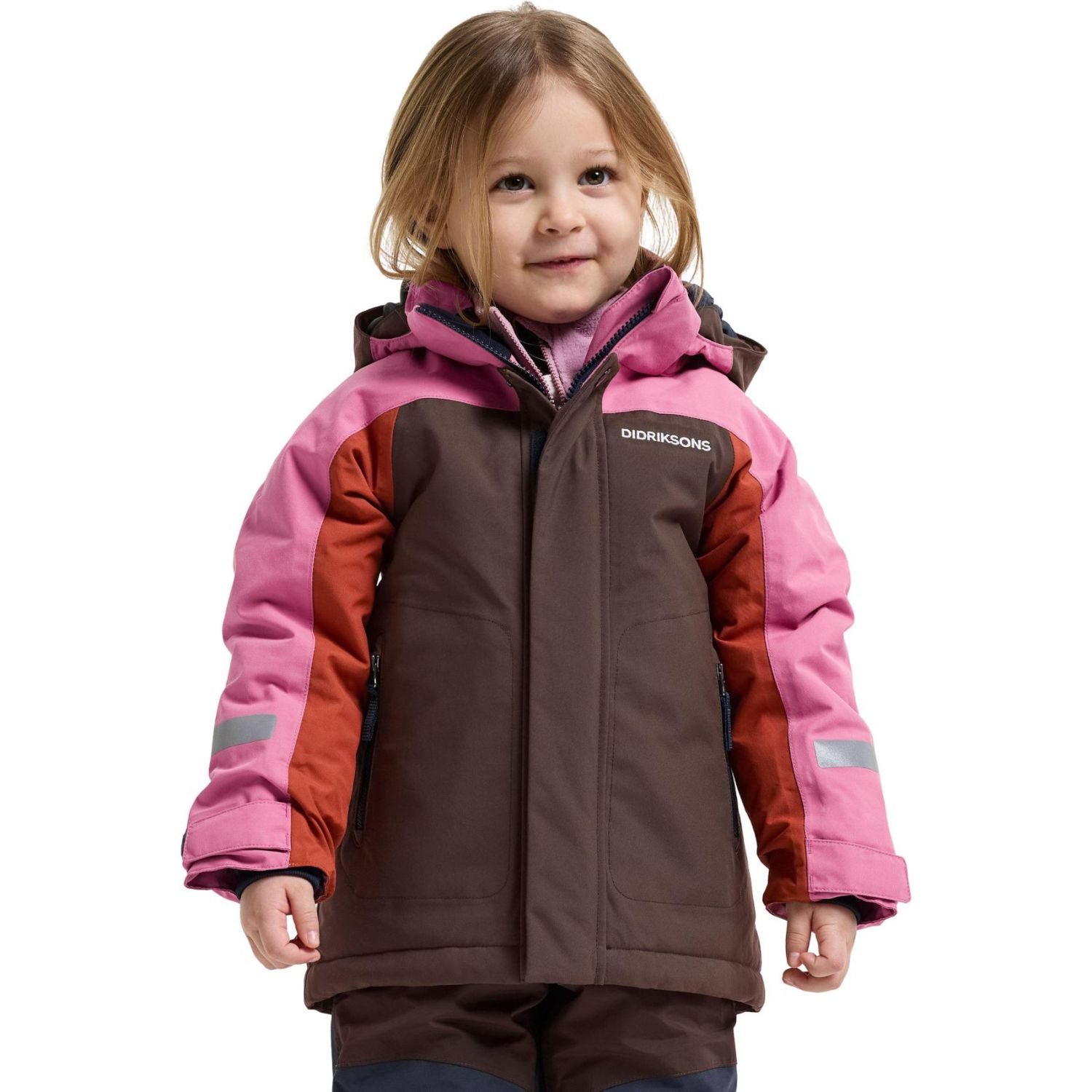 Didriksons Neptun 5, veste de ski, junior, shadow brown