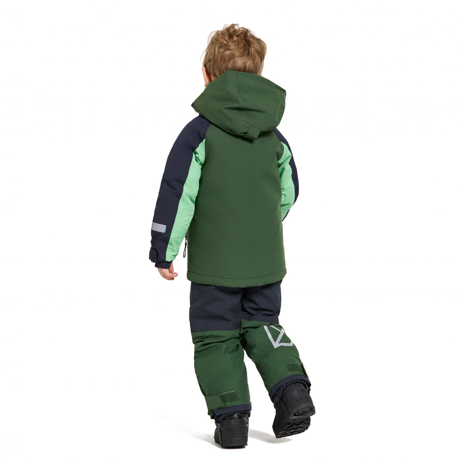 Didriksons Neptun, ski jacket, junior, pine green
