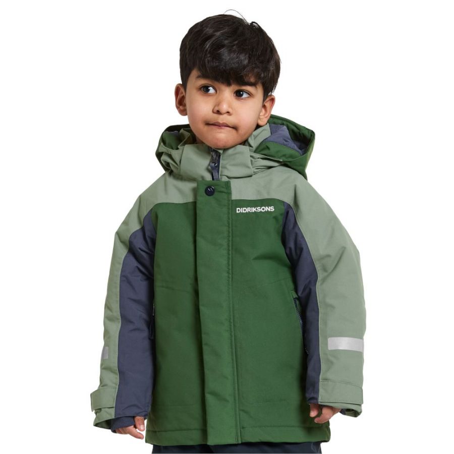Didriksons Neptun, Skijacke, Junior, dunkelgrün