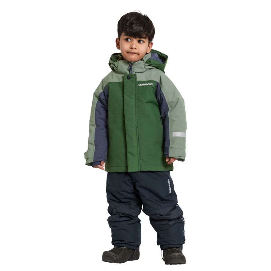 Didriksons Neptun, Skijacke, Junior, dunkelgrün