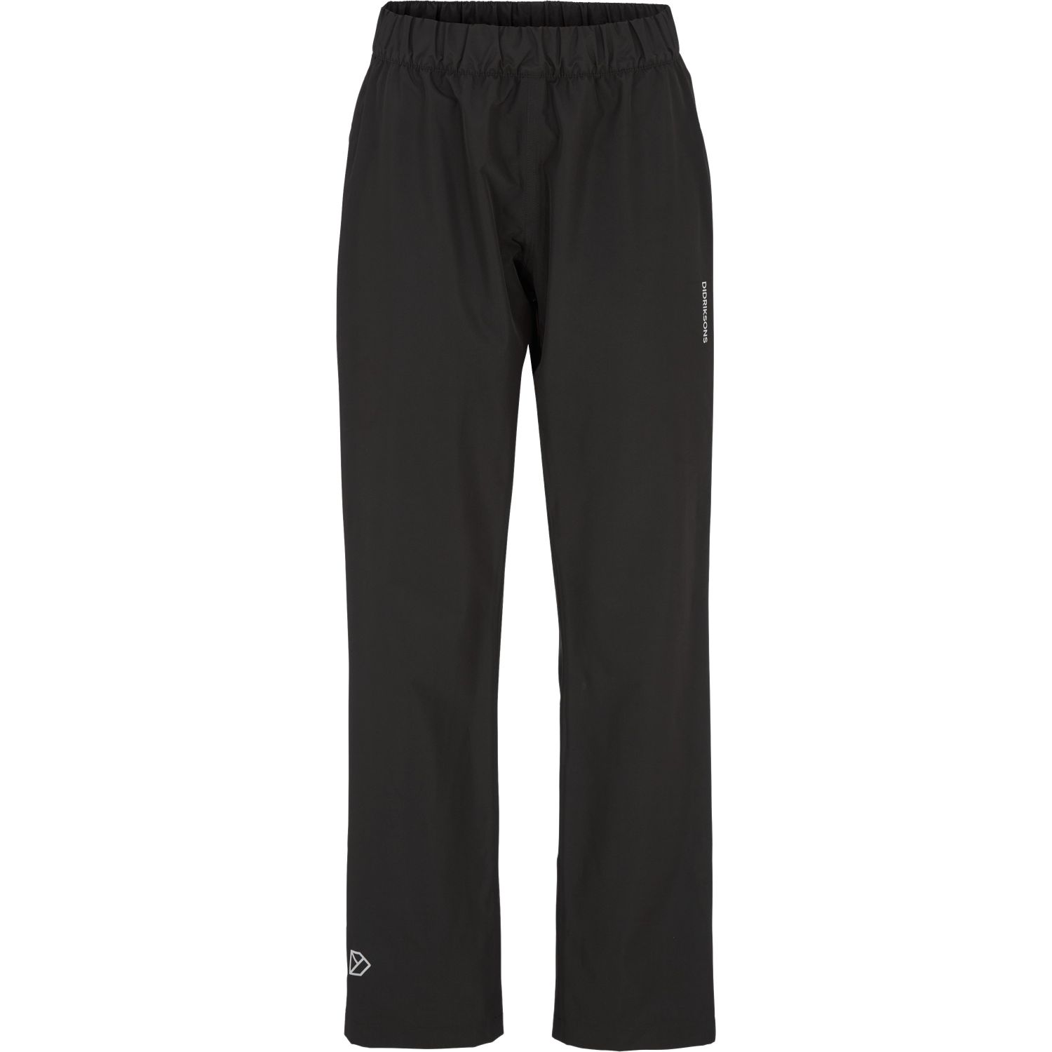 Didriksons Nordic, pantalon de pluie, femmes, noir