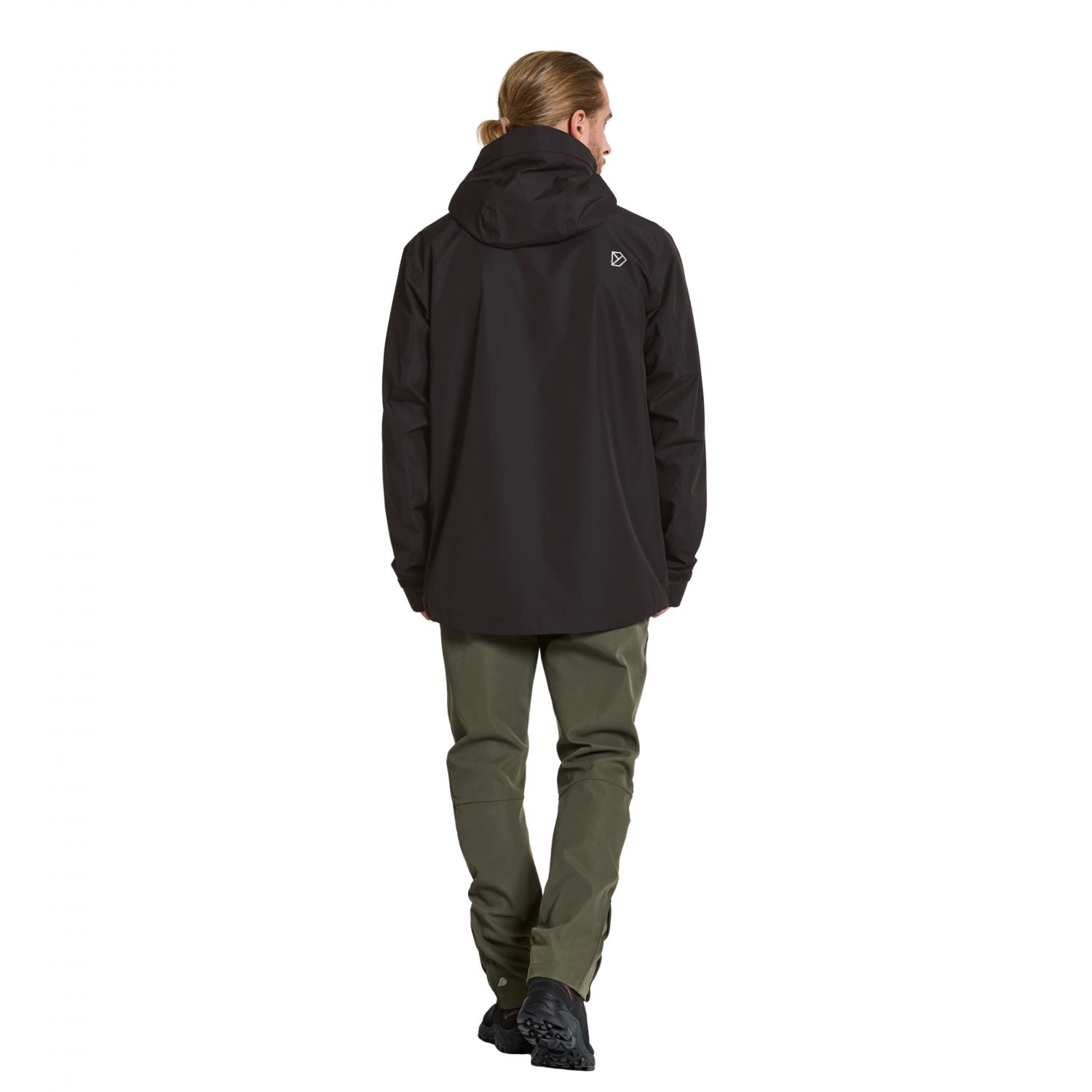 Didriksons Nordic, rain jacket, men, black