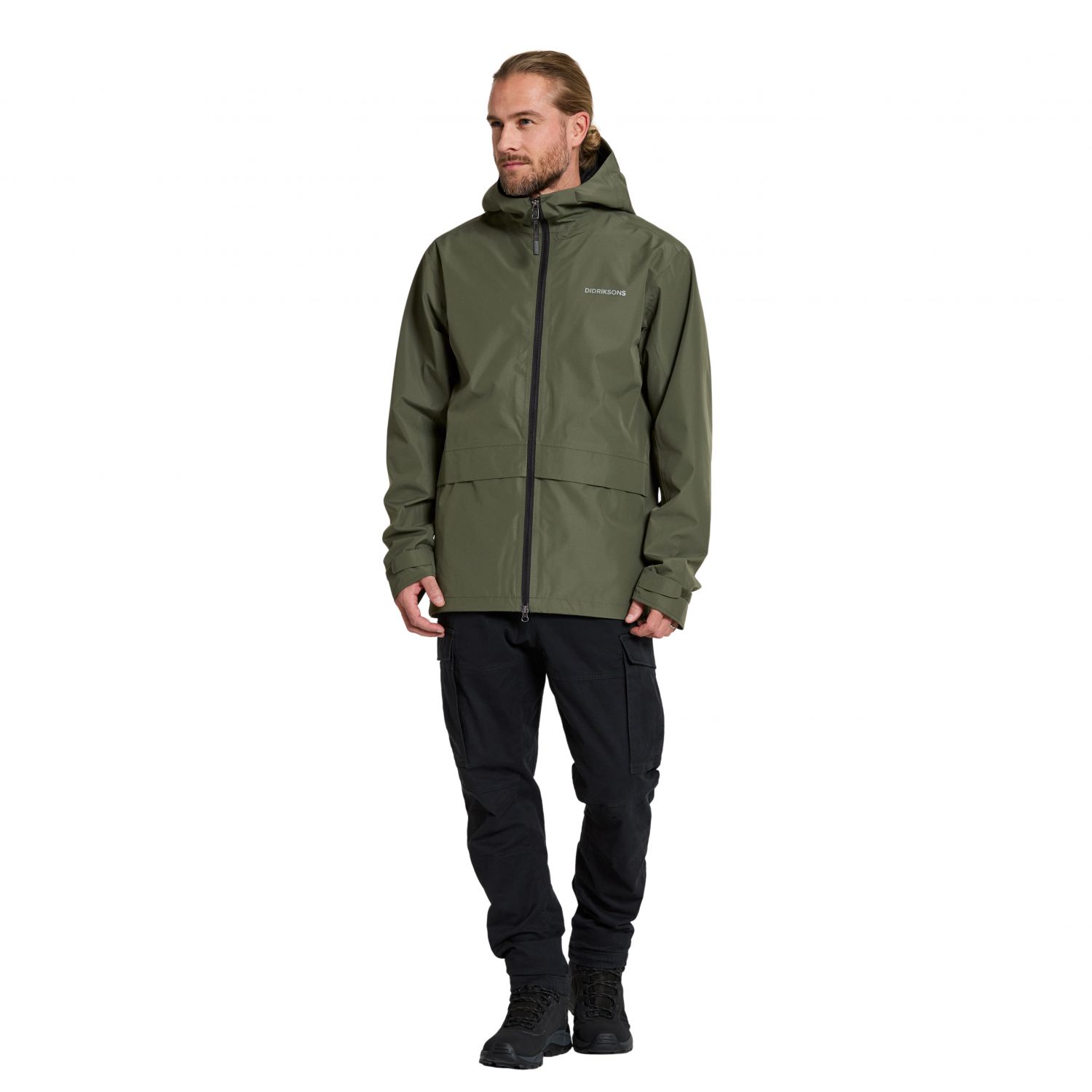 Didriksons Nordic, rain jacket, men, deep green