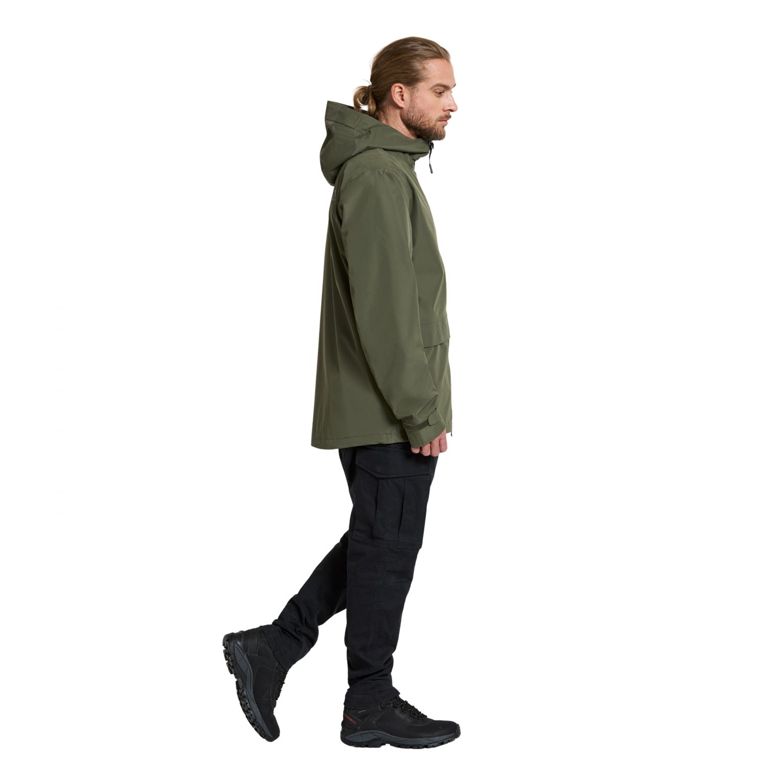 Didriksons Nordic, rain jacket, men, deep green