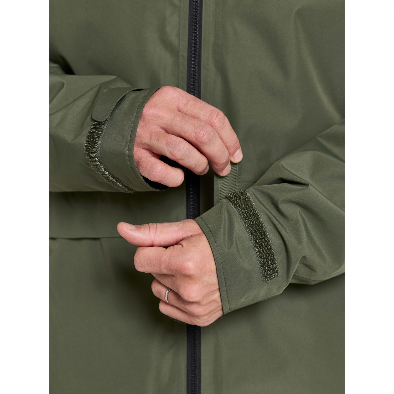 Didriksons Nordic, rain jacket, men, deep green