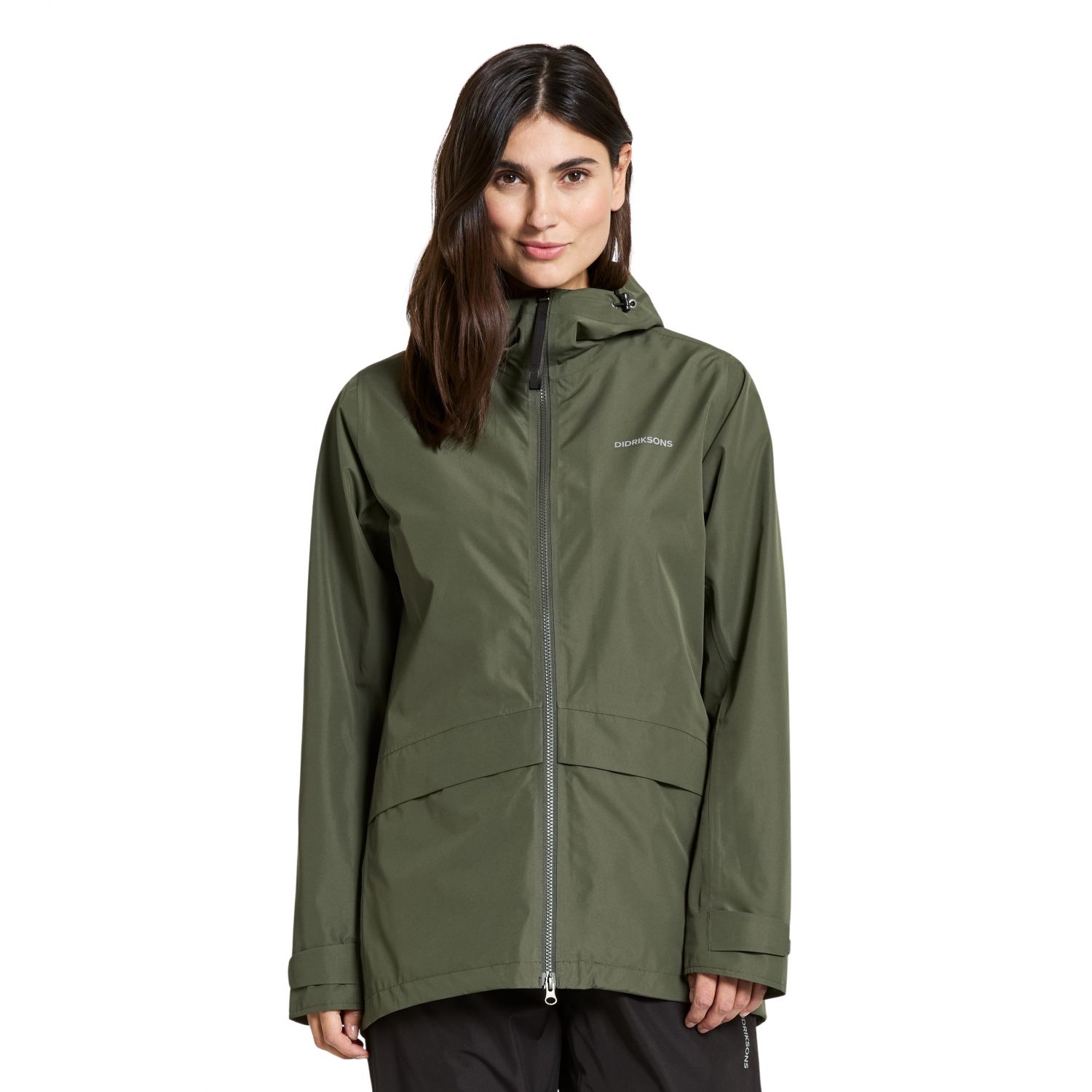 Didriksons Nordic, rain jacket, women, deep green