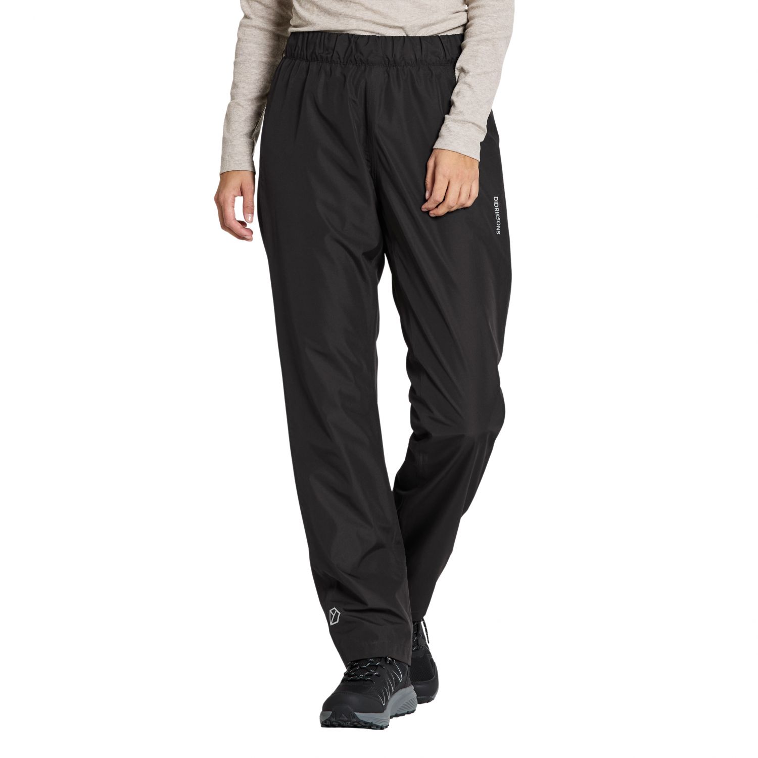 Didriksons Nordic, rain pants, women, black