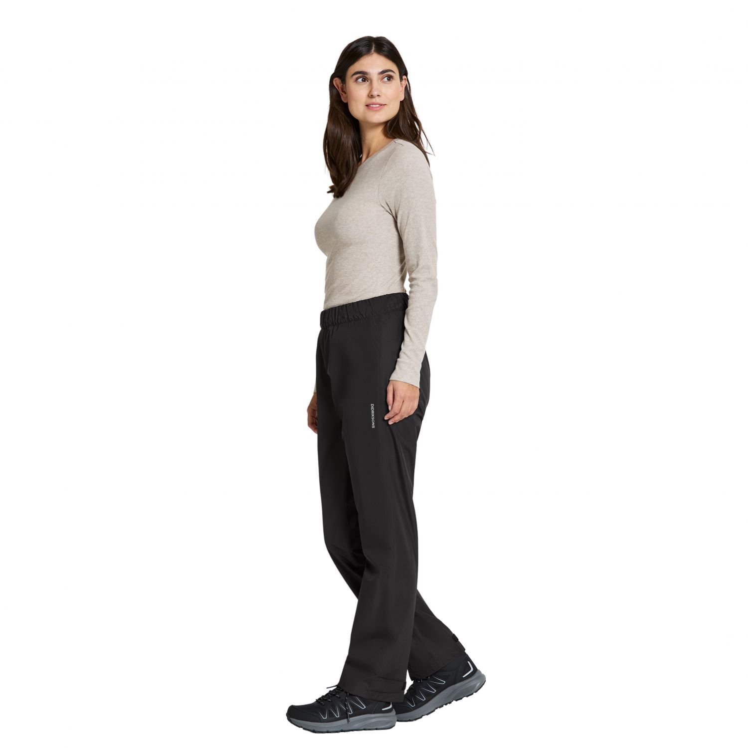 Didriksons Nordic, rain pants, women, black