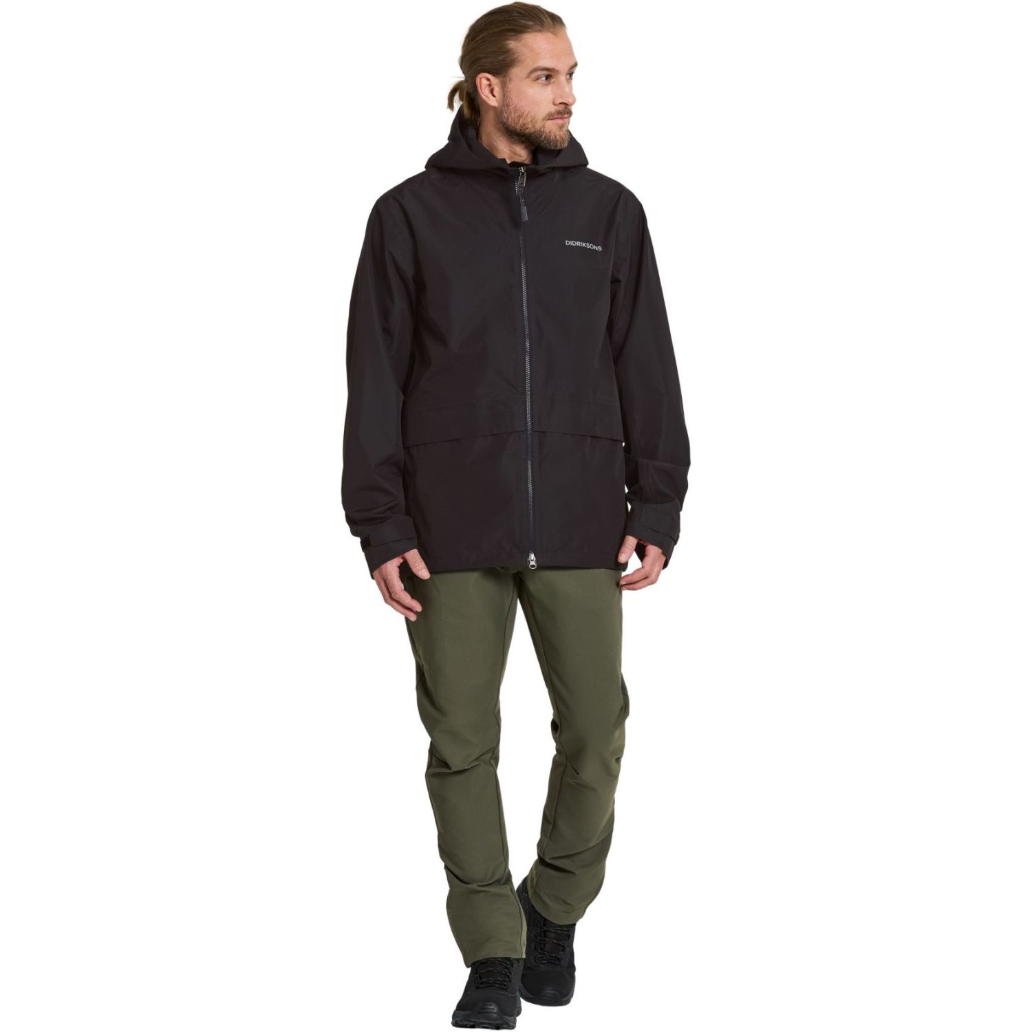 Didriksons Nordic, Regnjakke, Herre, Black