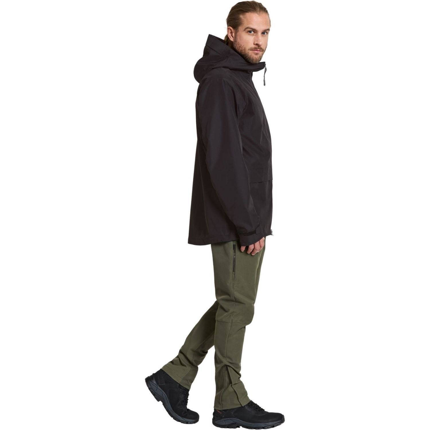 Didriksons Nordic, regnjakke, herre, sort