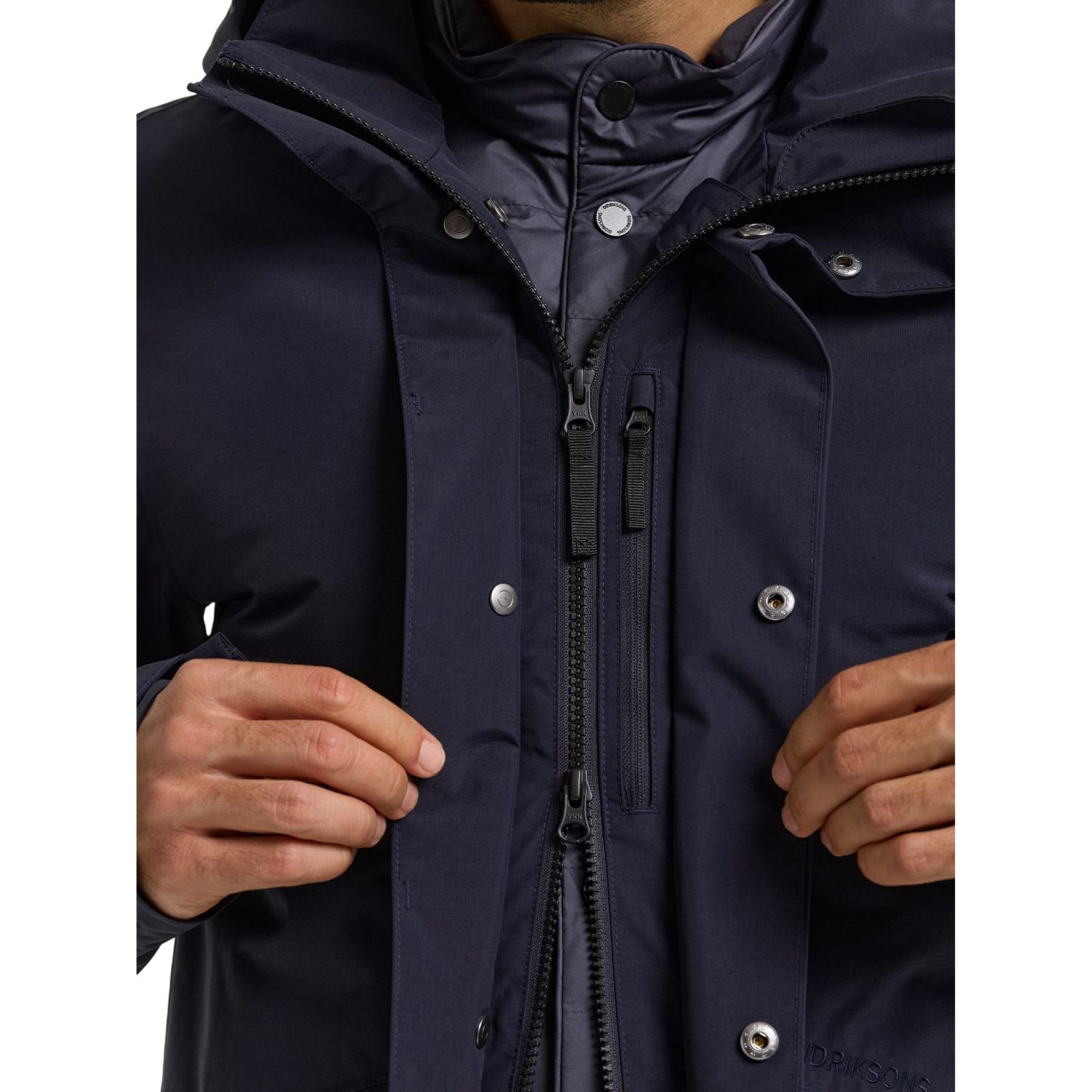 Didriksons Owen, jaqueta de inverno, masculino, azul escuro
