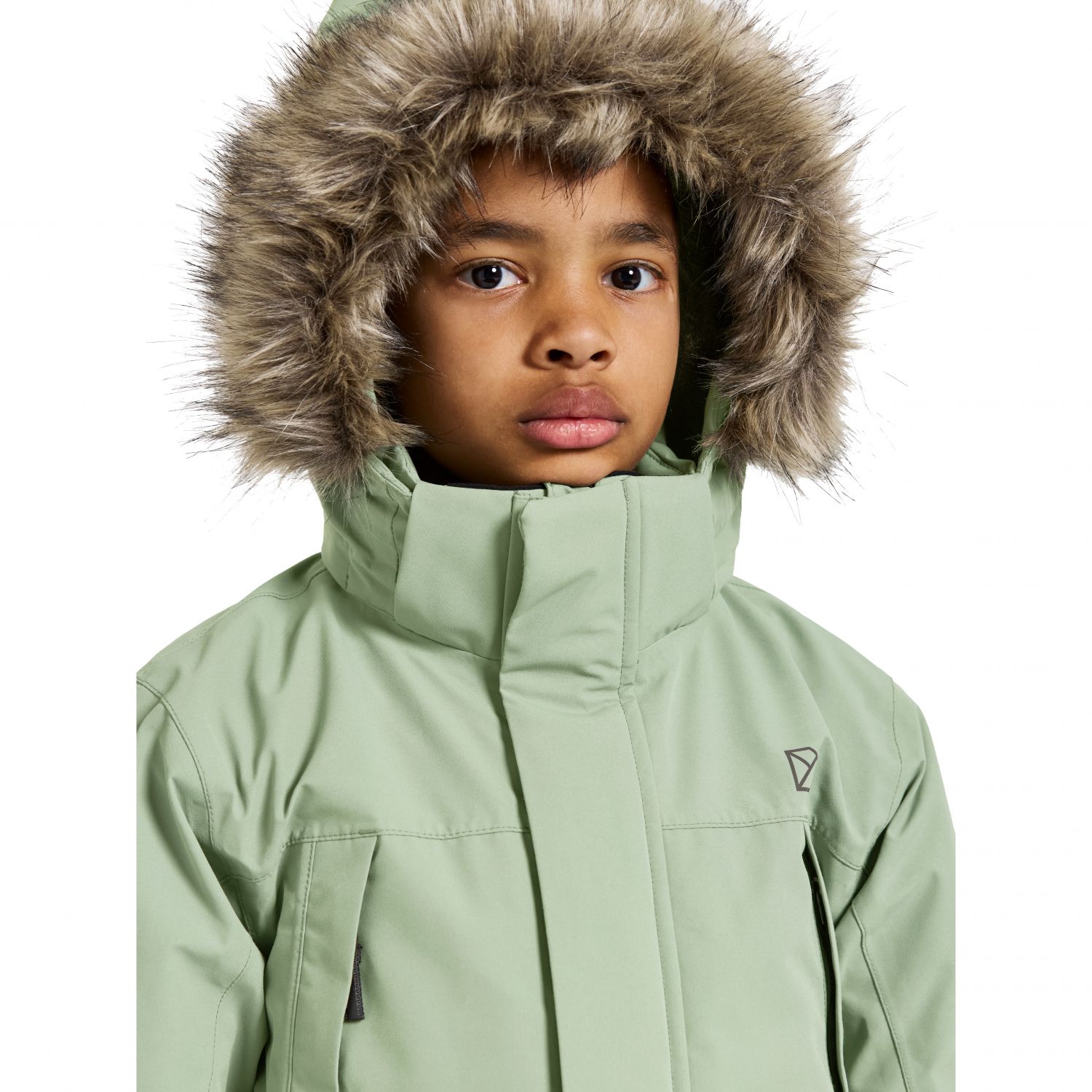 Didriksons Oxid, parka, junior, jasnozielony