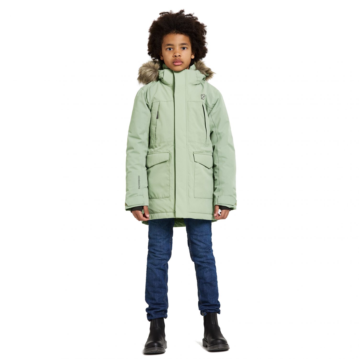 Didriksons Oxid, parka, junior, lichtgroen