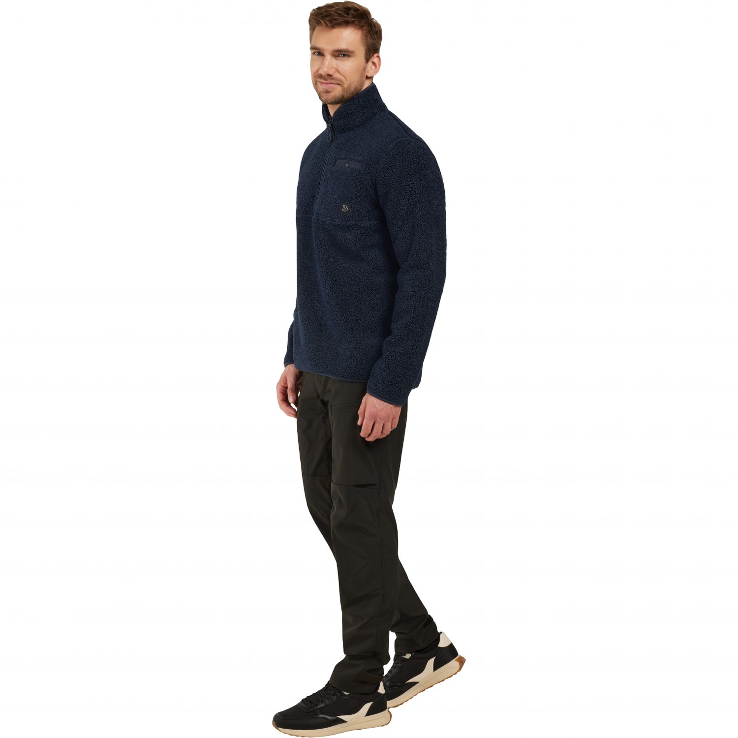 Didriksons Phoenix, fleece, men, dark night blue