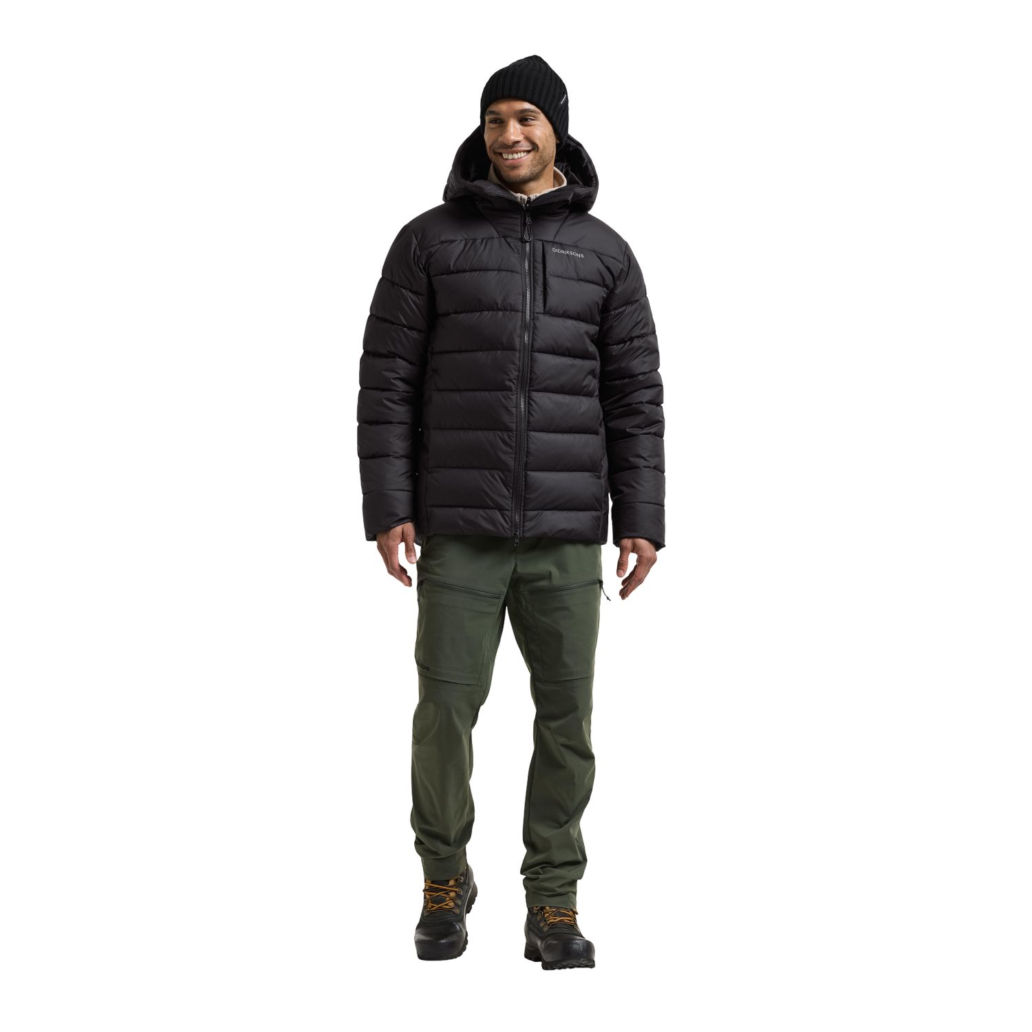 Didriksons Pictor, casaco de inverno, masculino, preto