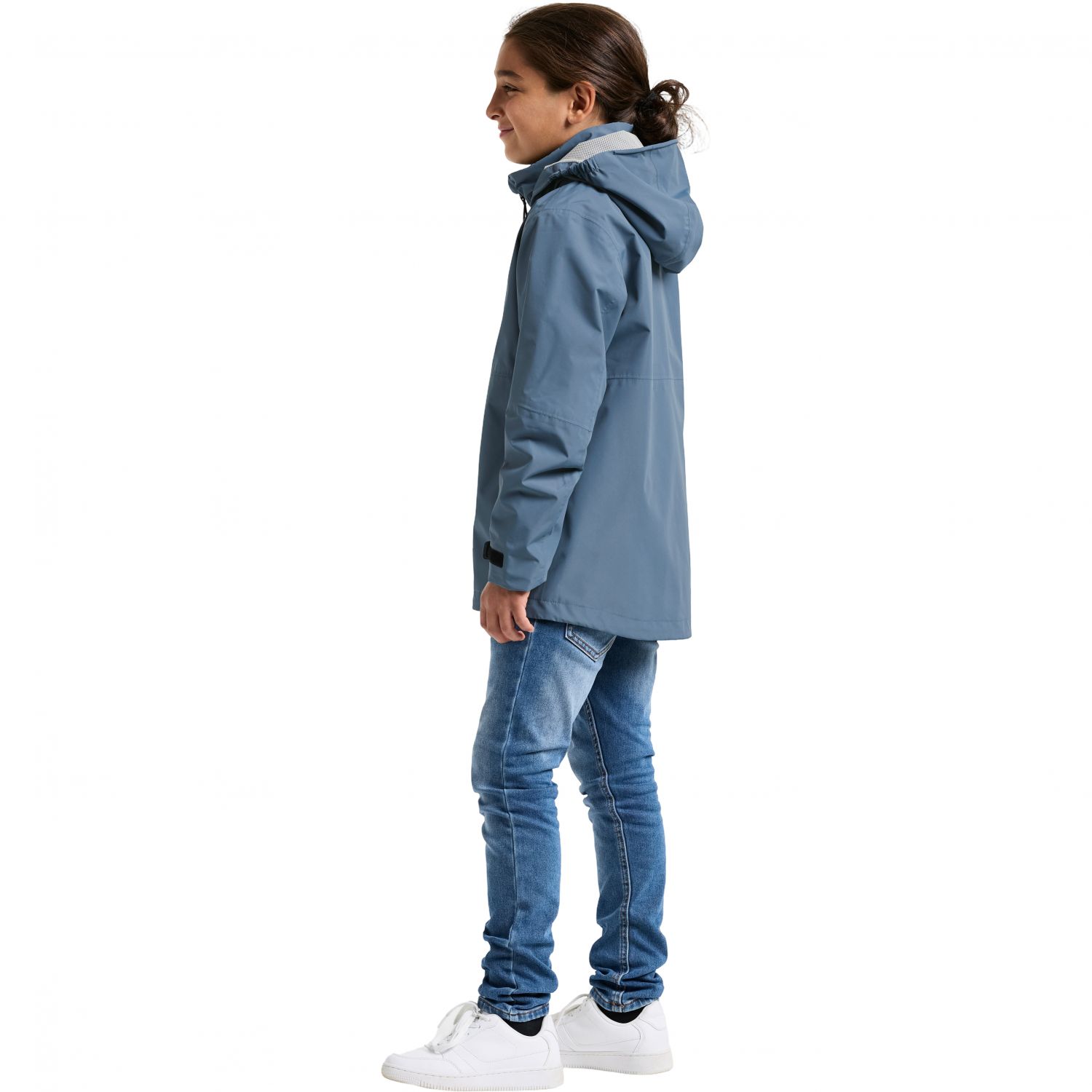 Didriksons Piko, bunda do dažďa, junior, modrá