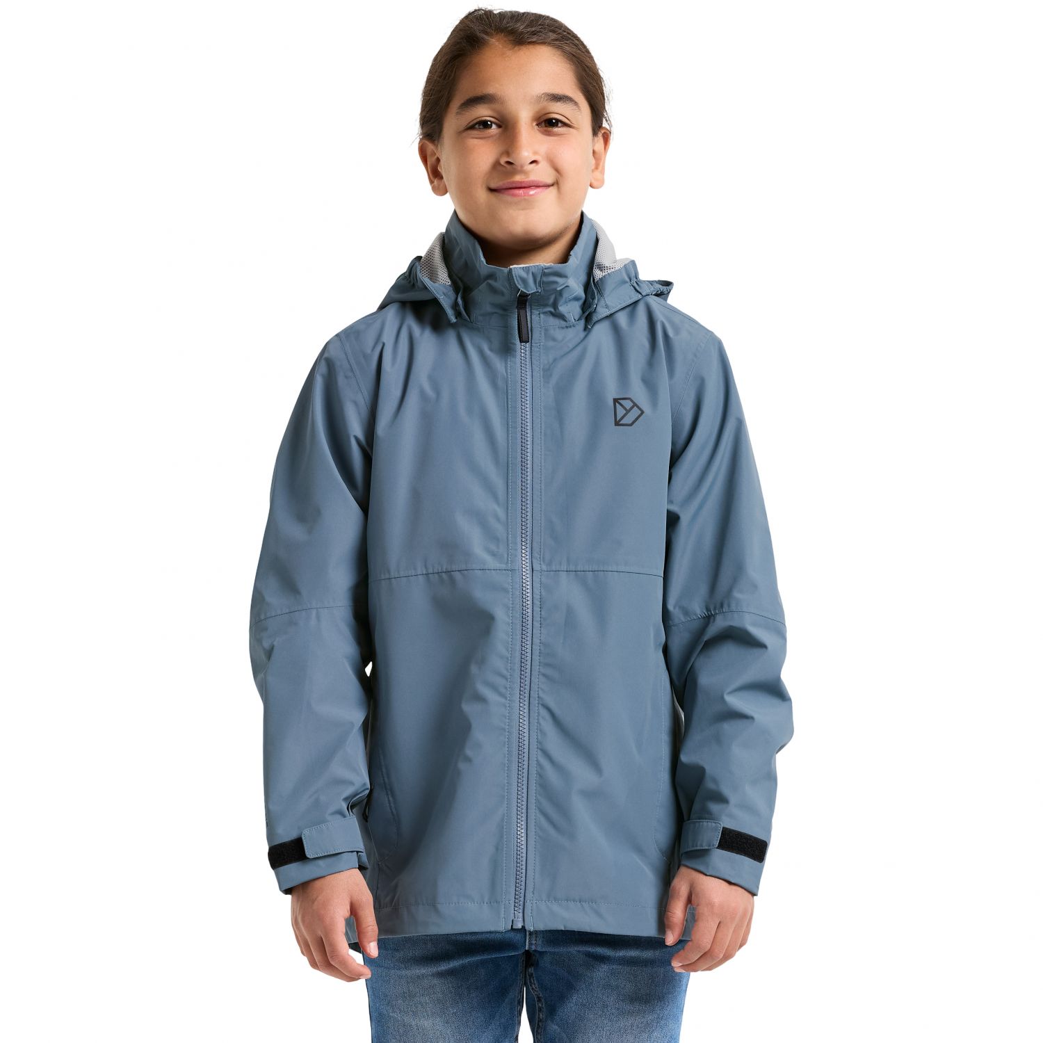 Didriksons Piko, chaqueta impermeable, junior, azul